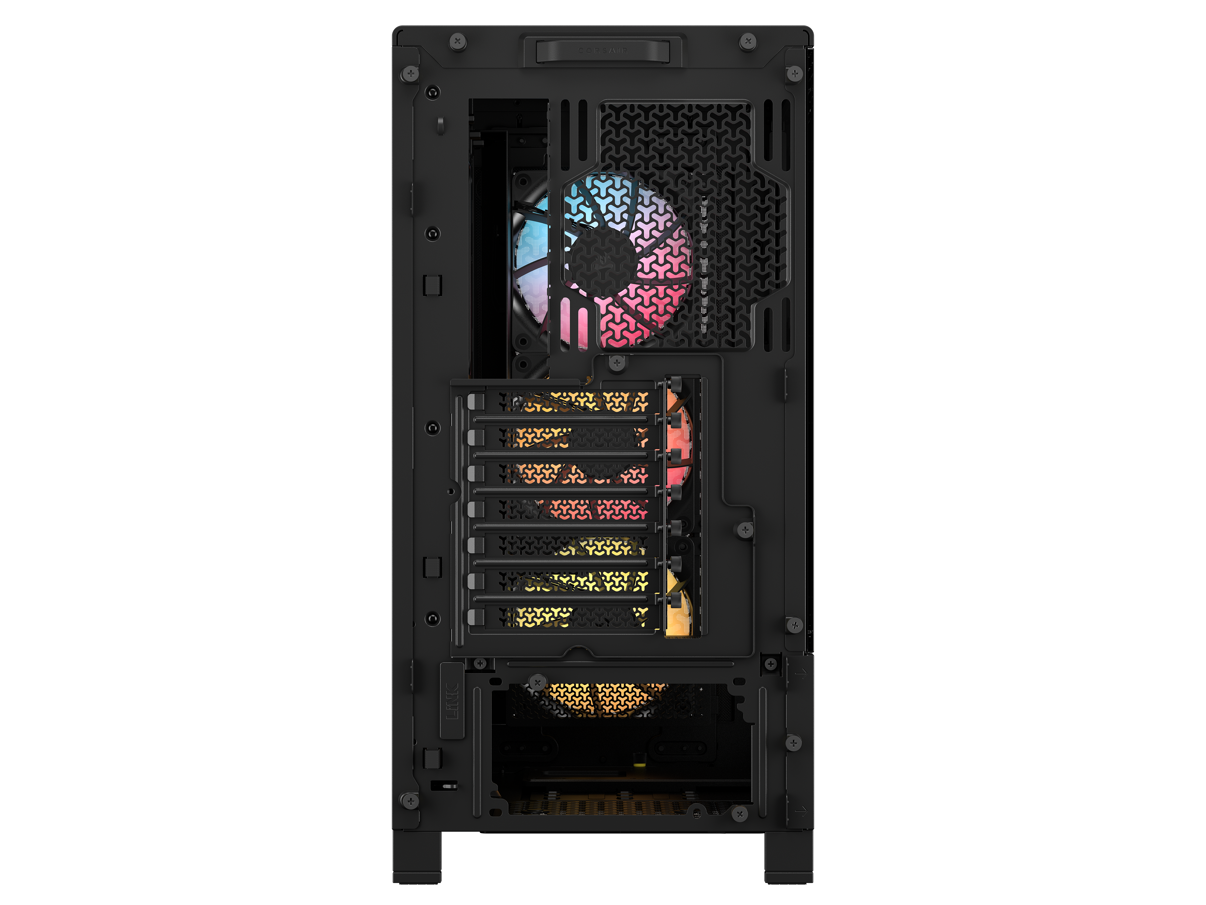 CORSAIR - CORSAIR FRAME 4000D RS ARGB Mid-Tower PC Case - Black