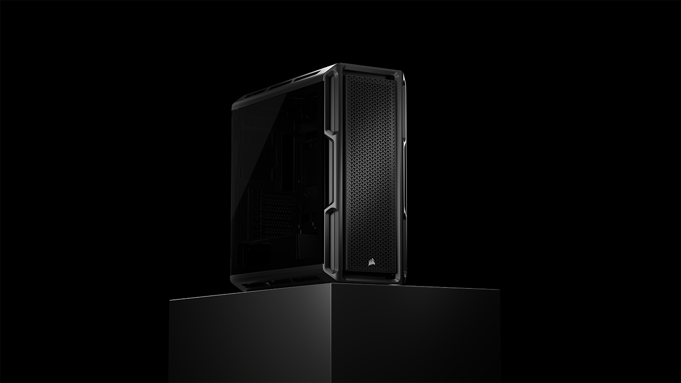 CORSAIR - Corsair 5000T Mid-Tower PC Case - Black