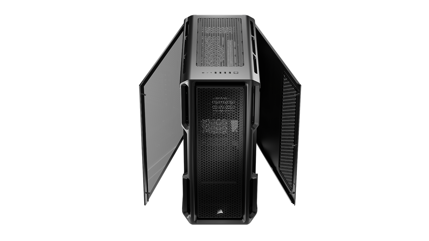 CORSAIR - Corsair 5000T Mid-Tower PC Case - Black