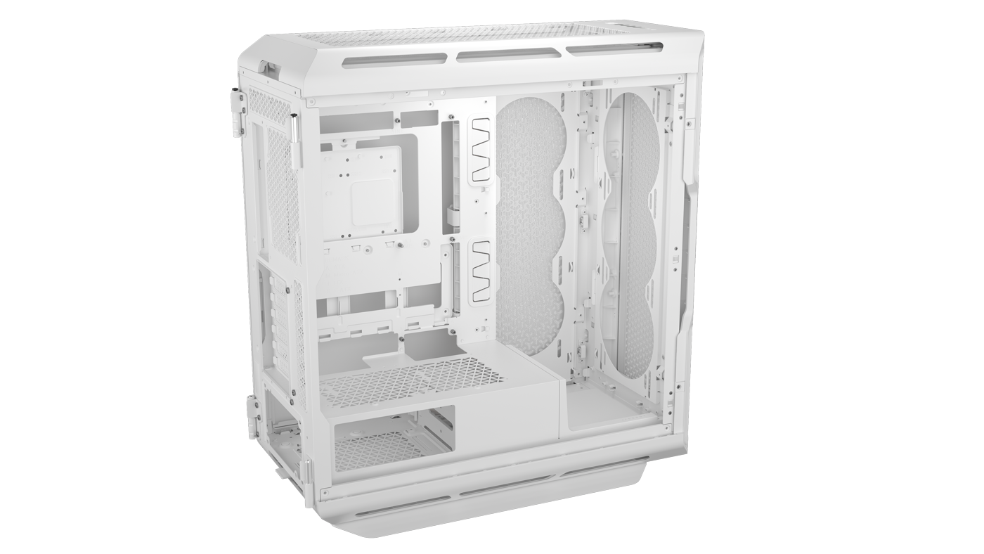 CORSAIR - Corsair 5000T Mid-Tower PC Case - White