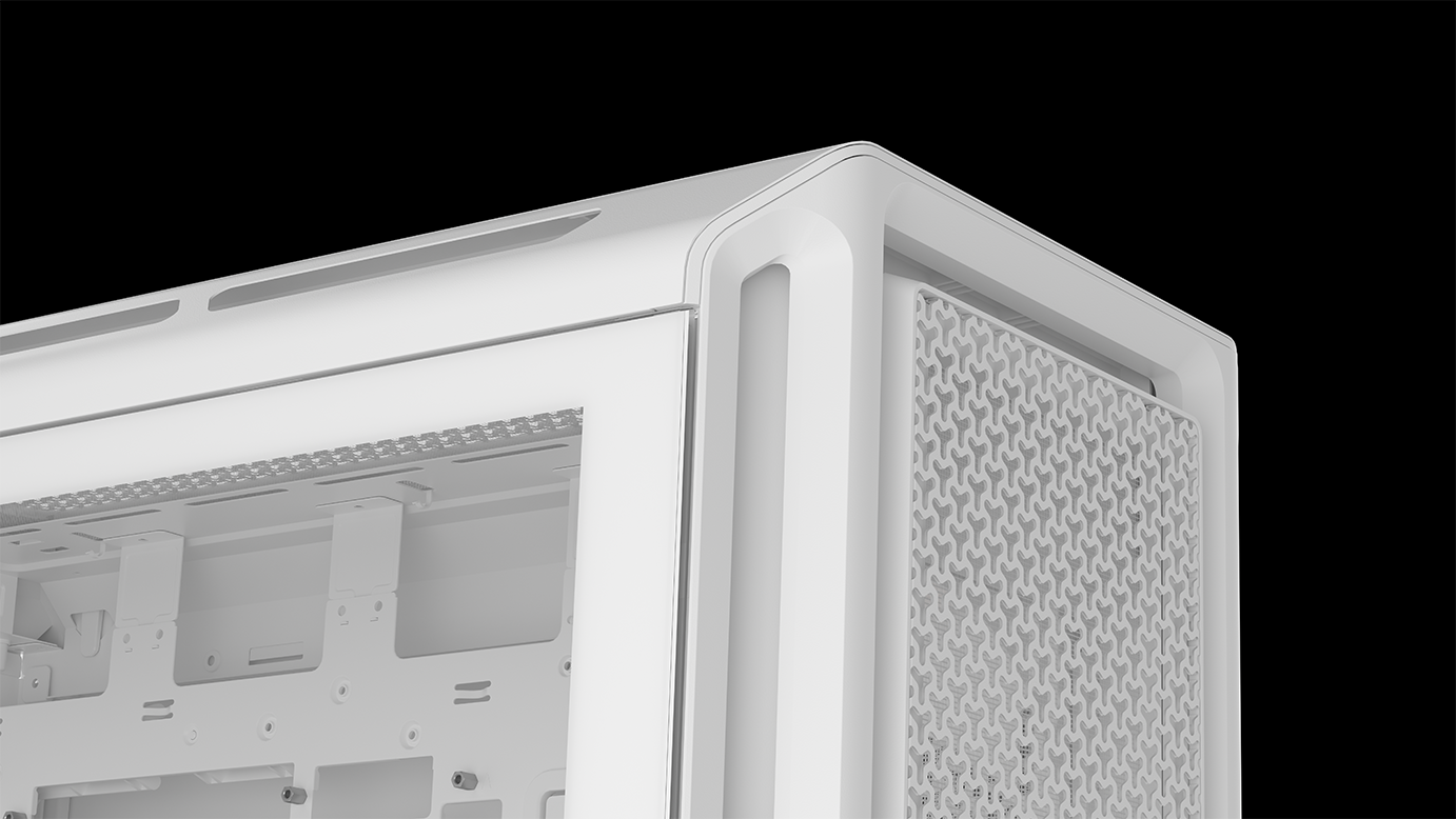 CORSAIR - Corsair 5000T Mid-Tower PC Case - White