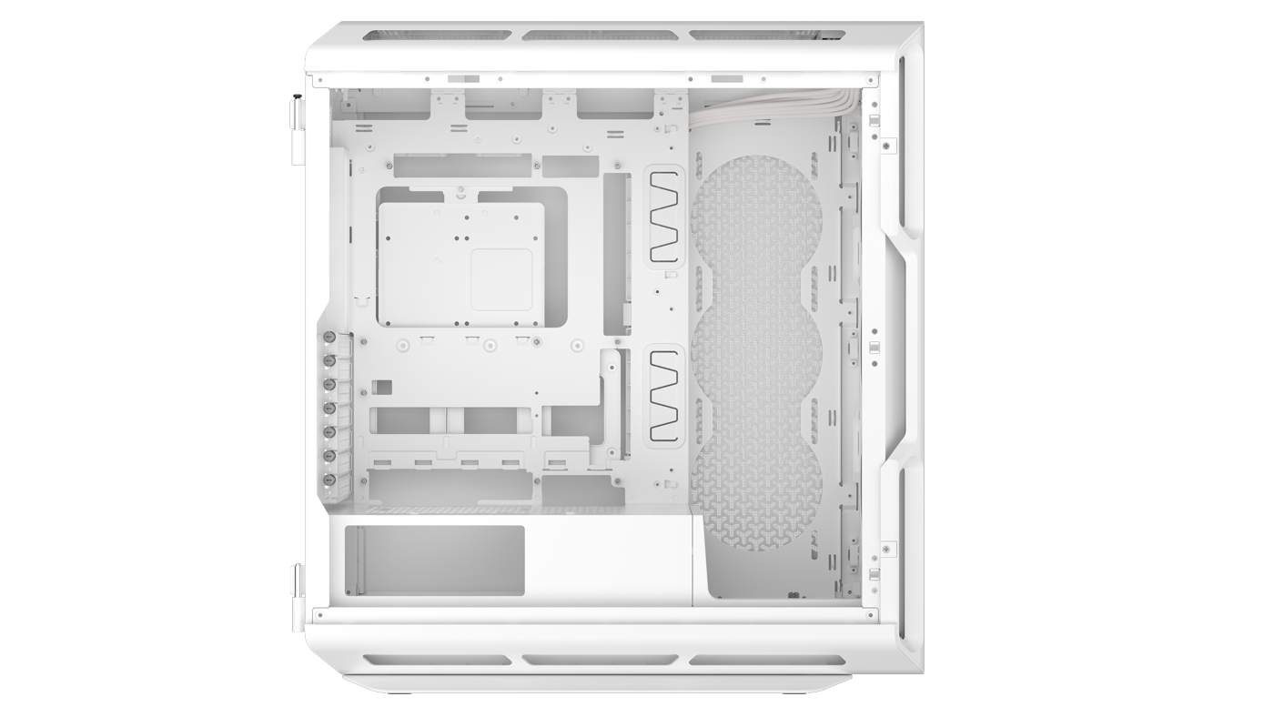 CORSAIR - Corsair 5000T Mid-Tower PC Case - White