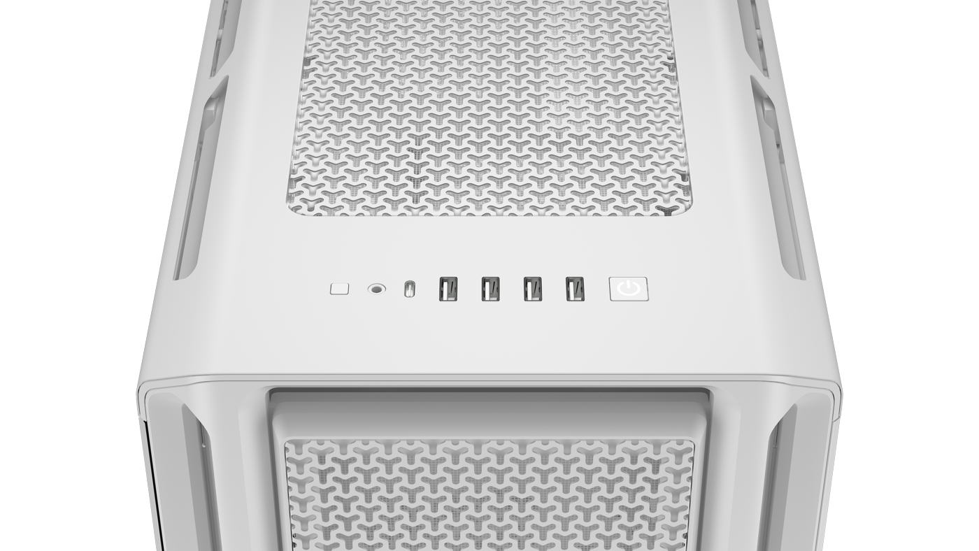 CORSAIR - Corsair 5000T Mid-Tower PC Case - White