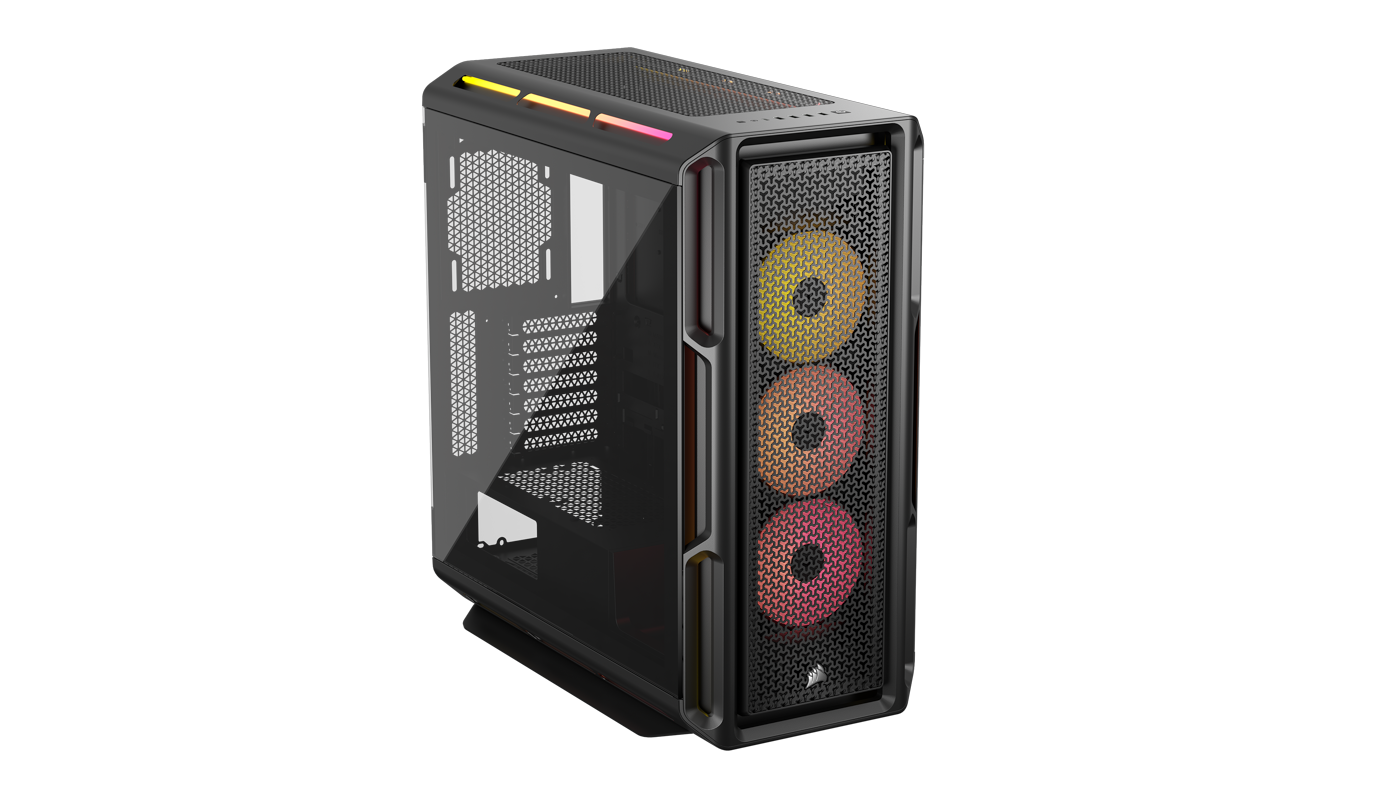 CORSAIR - Corsair iCUE LINK 5000T LX RGB Mid-Tower PC Case - Black