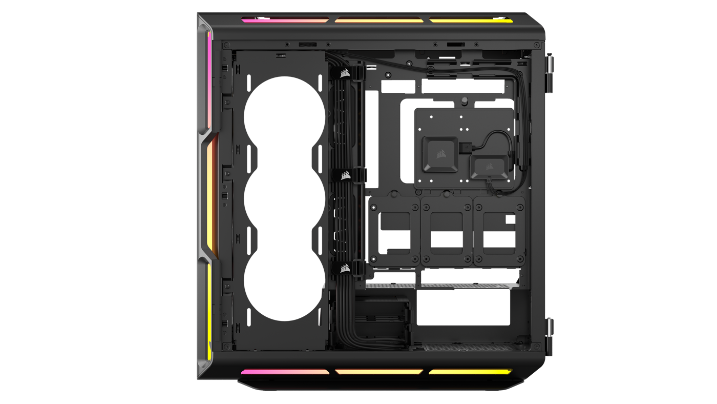 CORSAIR - Corsair iCUE LINK 5000T LX RGB Mid-Tower PC Case - Black