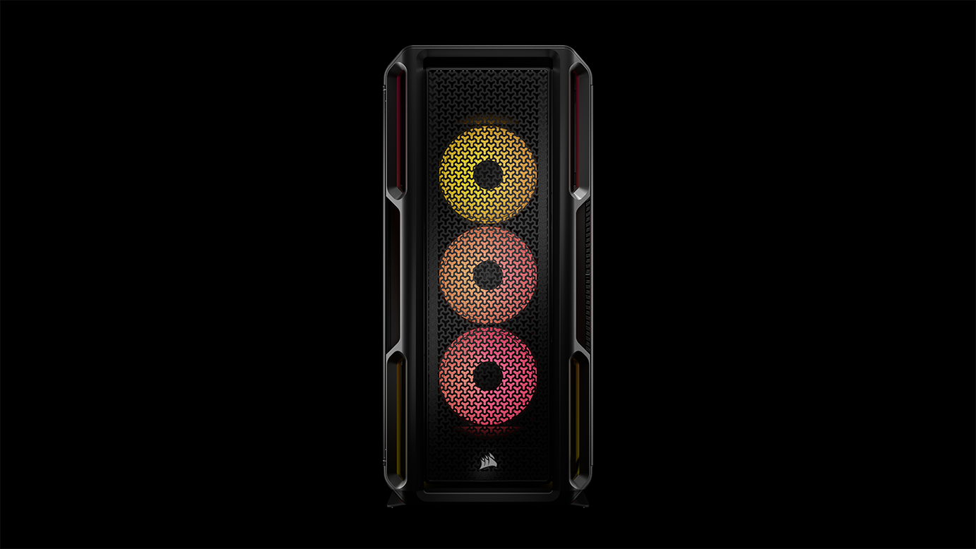 CORSAIR - Corsair iCUE LINK 5000T LX RGB Mid-Tower PC Case - Black