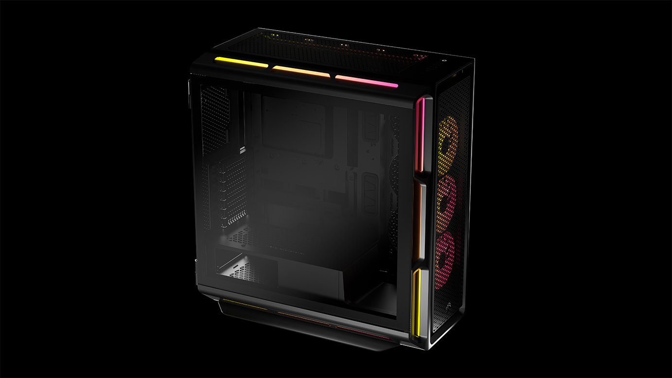 CORSAIR - Corsair iCUE LINK 5000T LX RGB Mid-Tower PC Case - Black