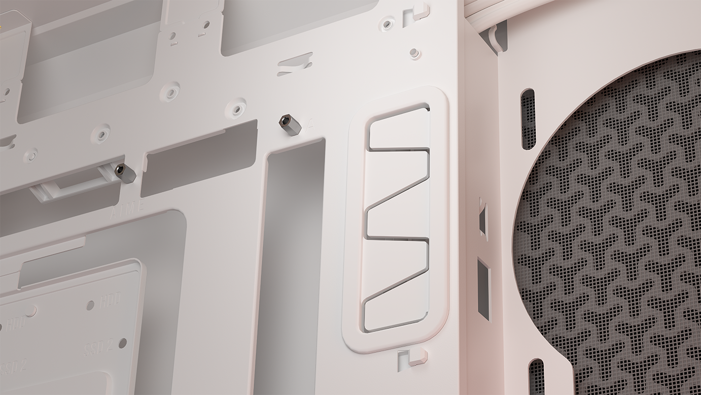 CORSAIR - Corsair iCUE LINK 5000T LX RGB Mid-Tower PC Case - White