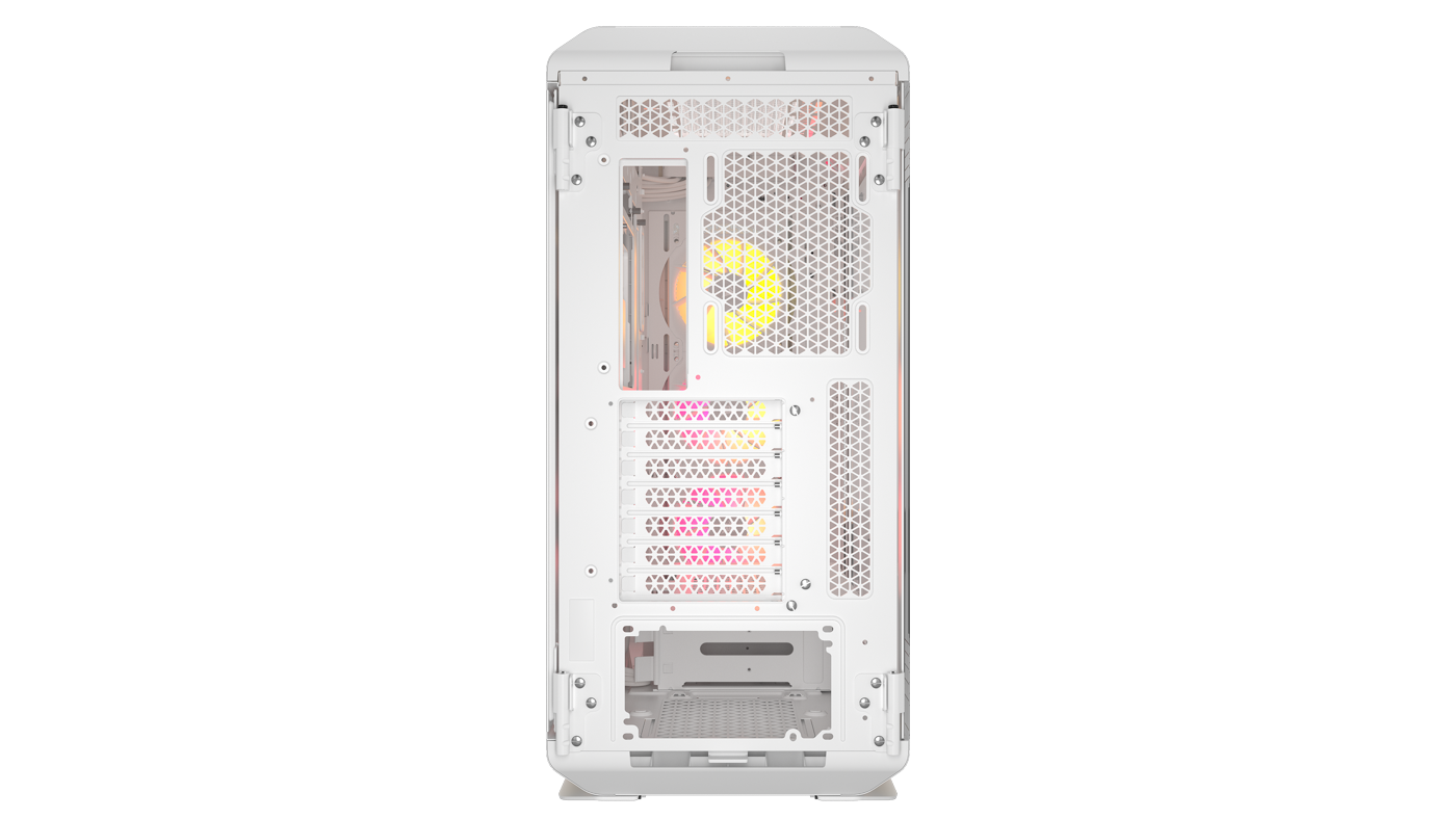 CORSAIR - Corsair iCUE LINK 5000T LX RGB Mid-Tower PC Case - White