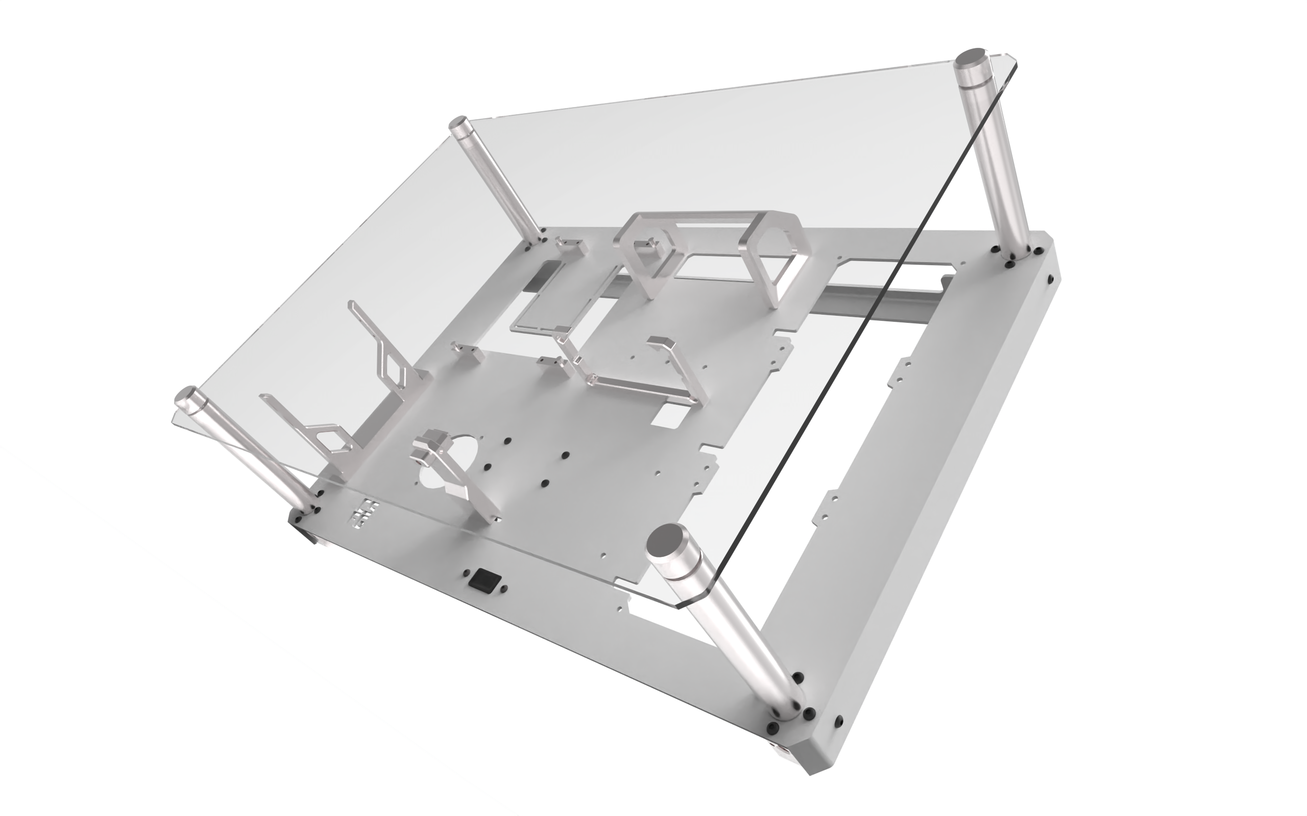 CSFG Creative Solutions For Gamers Frostbite M-ITX Wall mounted Chassis - White