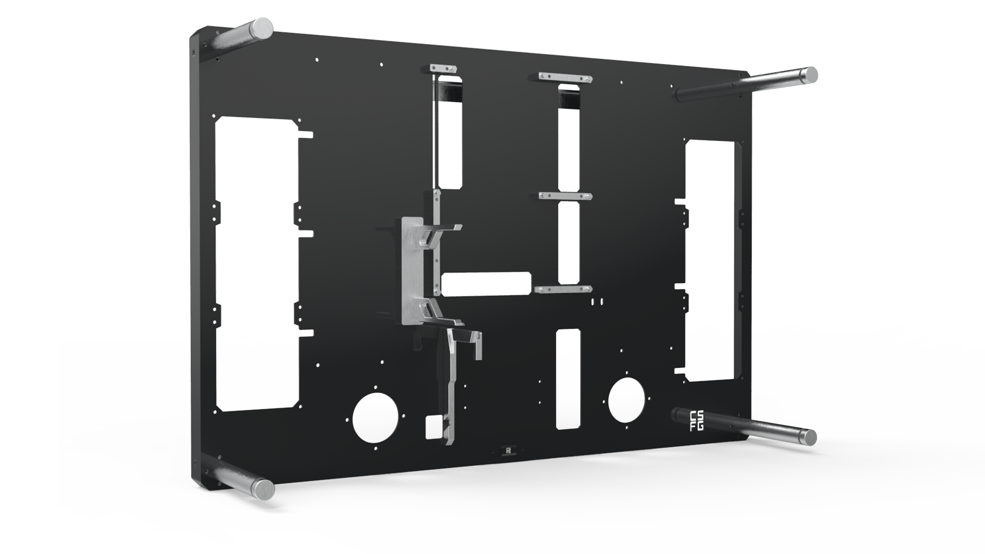 csfg-creative-solutions-for-gamers - 8Pack x CSFG Creative Solutions for Gamers: The Crow Wall Mount Chassis  - Black