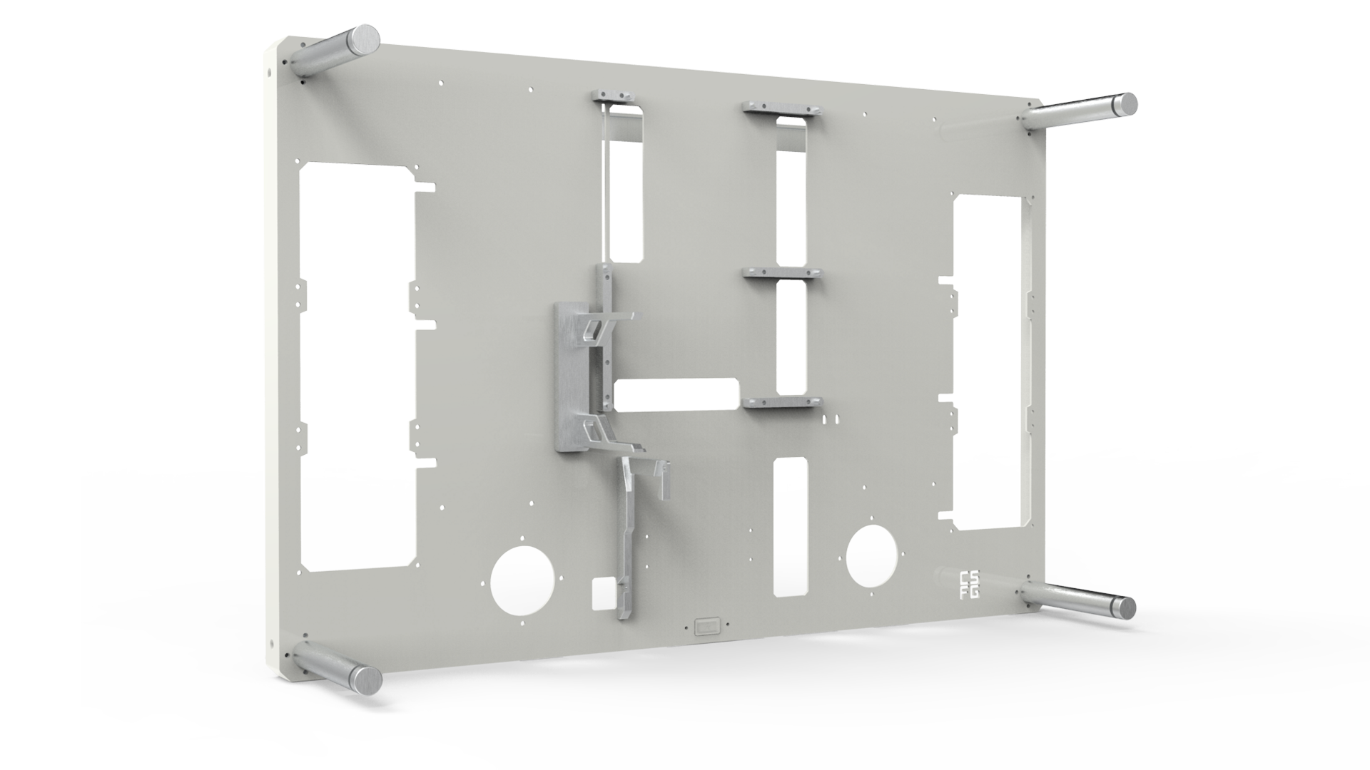 csfg-creative-solutions-for-gamers - 8Pack x CSFG Creative Solutions for Gamers: The Crow Wall Mount Chassis - White