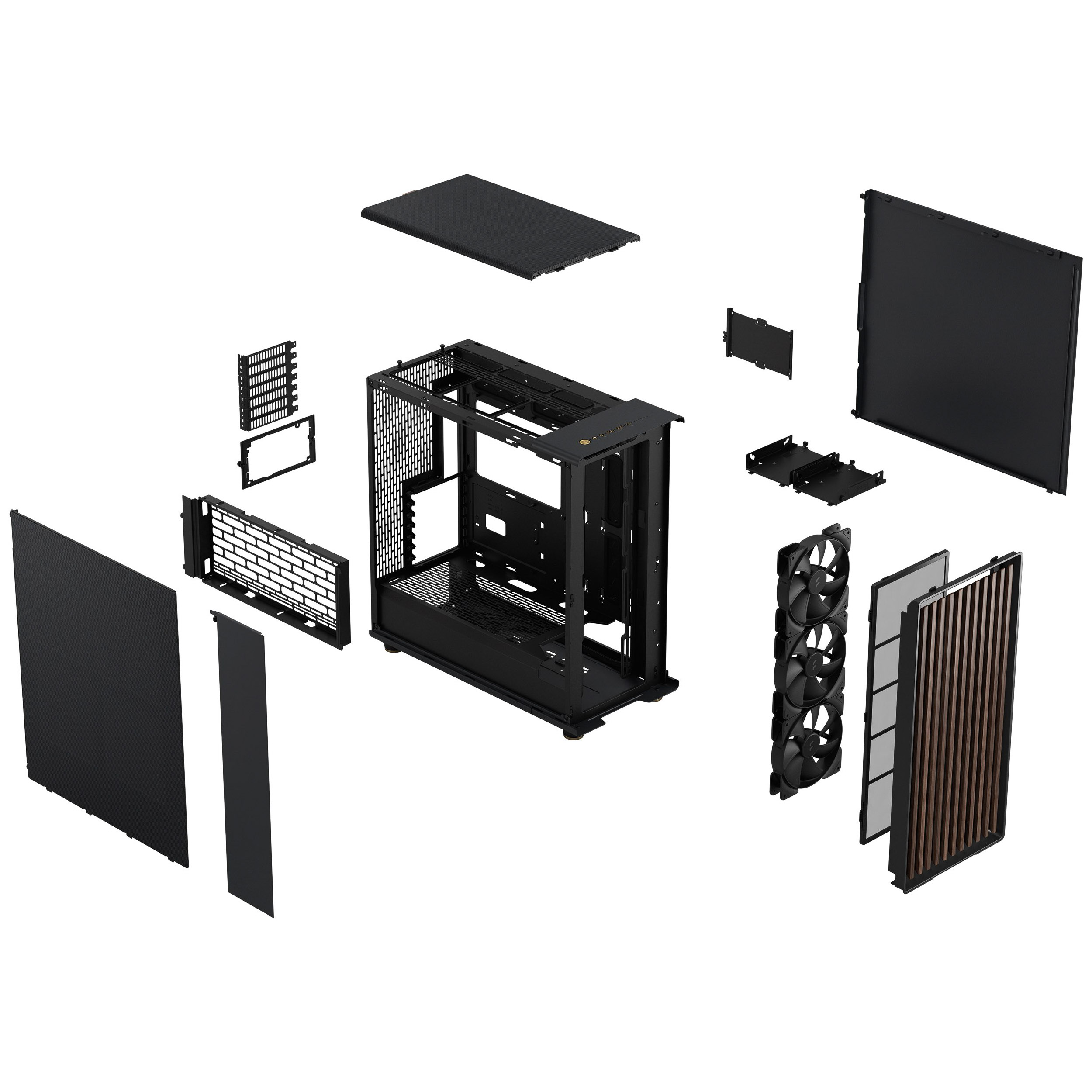 Fractal Design - Fractal Design North XL Full Tower Charcoal Black Case