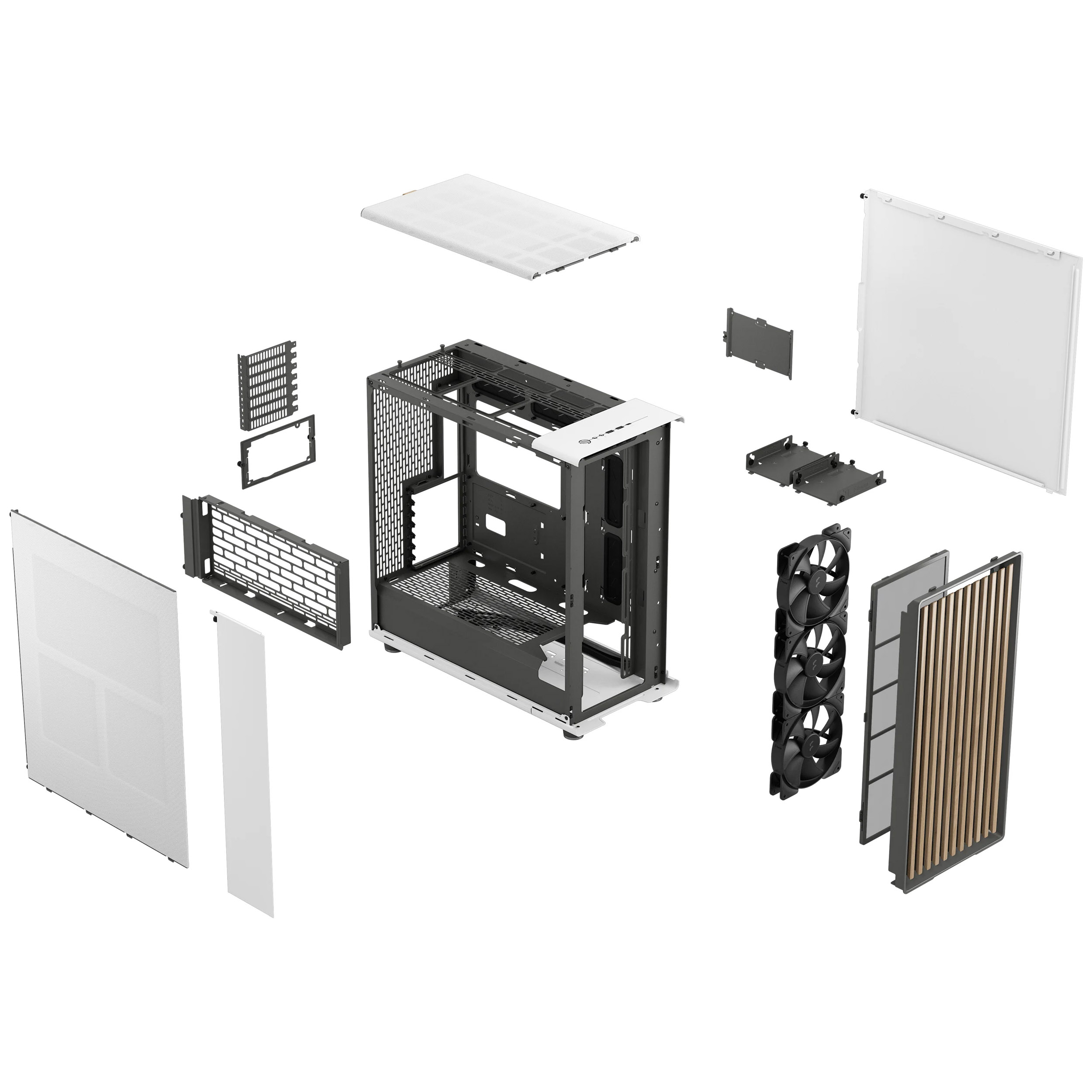 Fractal Design - Fractal Design North XL Chalk White Full Tower Case