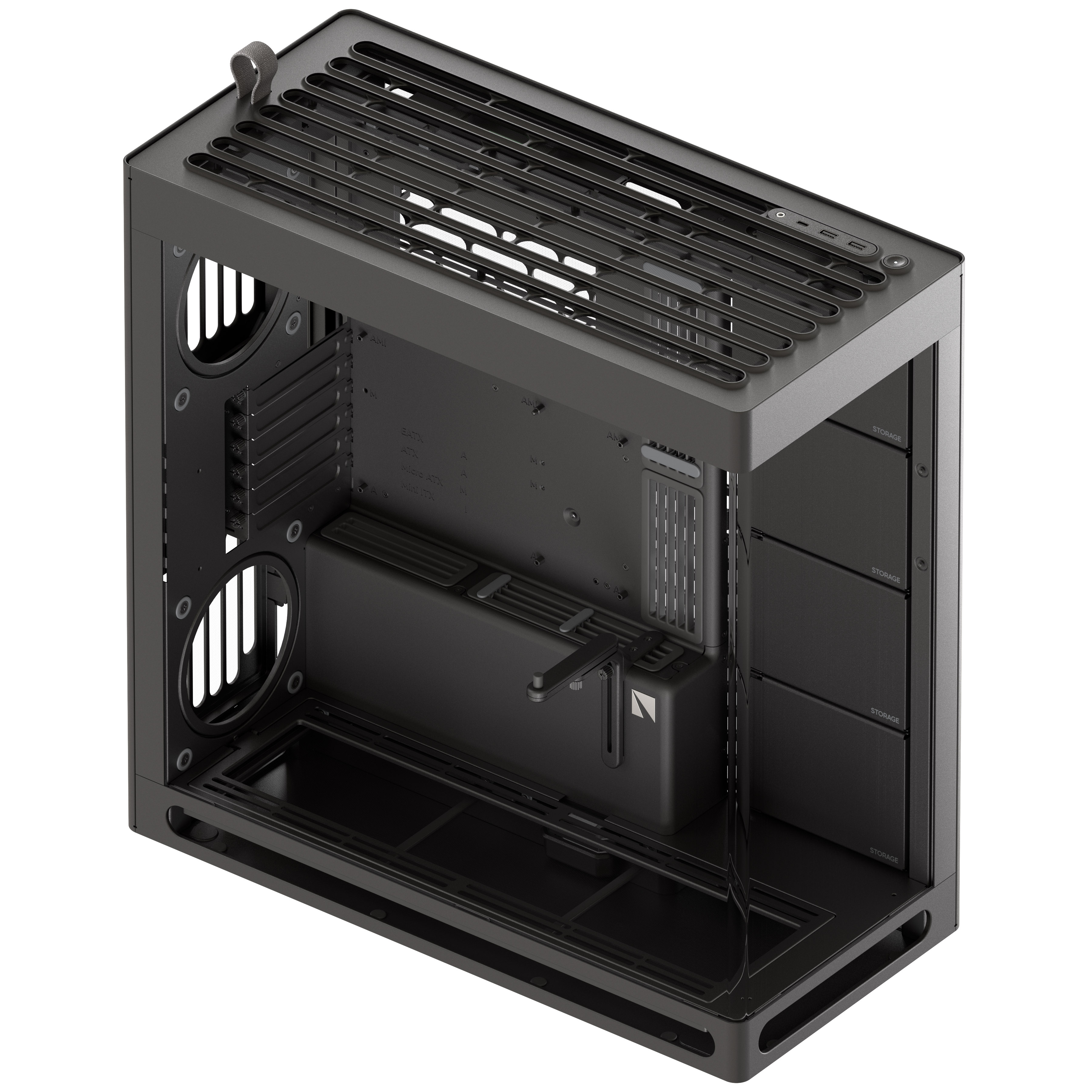 HAVN - HAVN HS420 Premium Mid Tower Case - Black