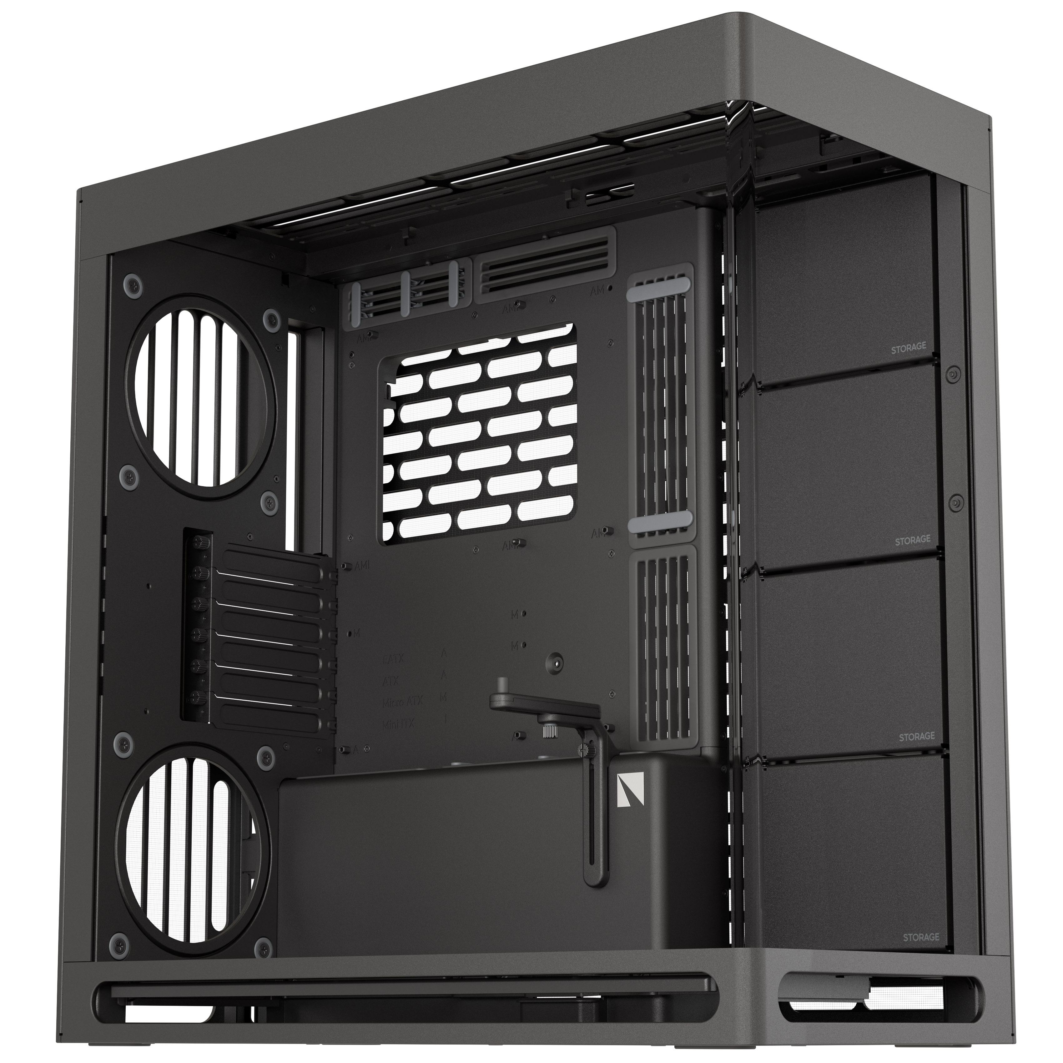 HAVN HS420 Premium Mid Tower Case - Black