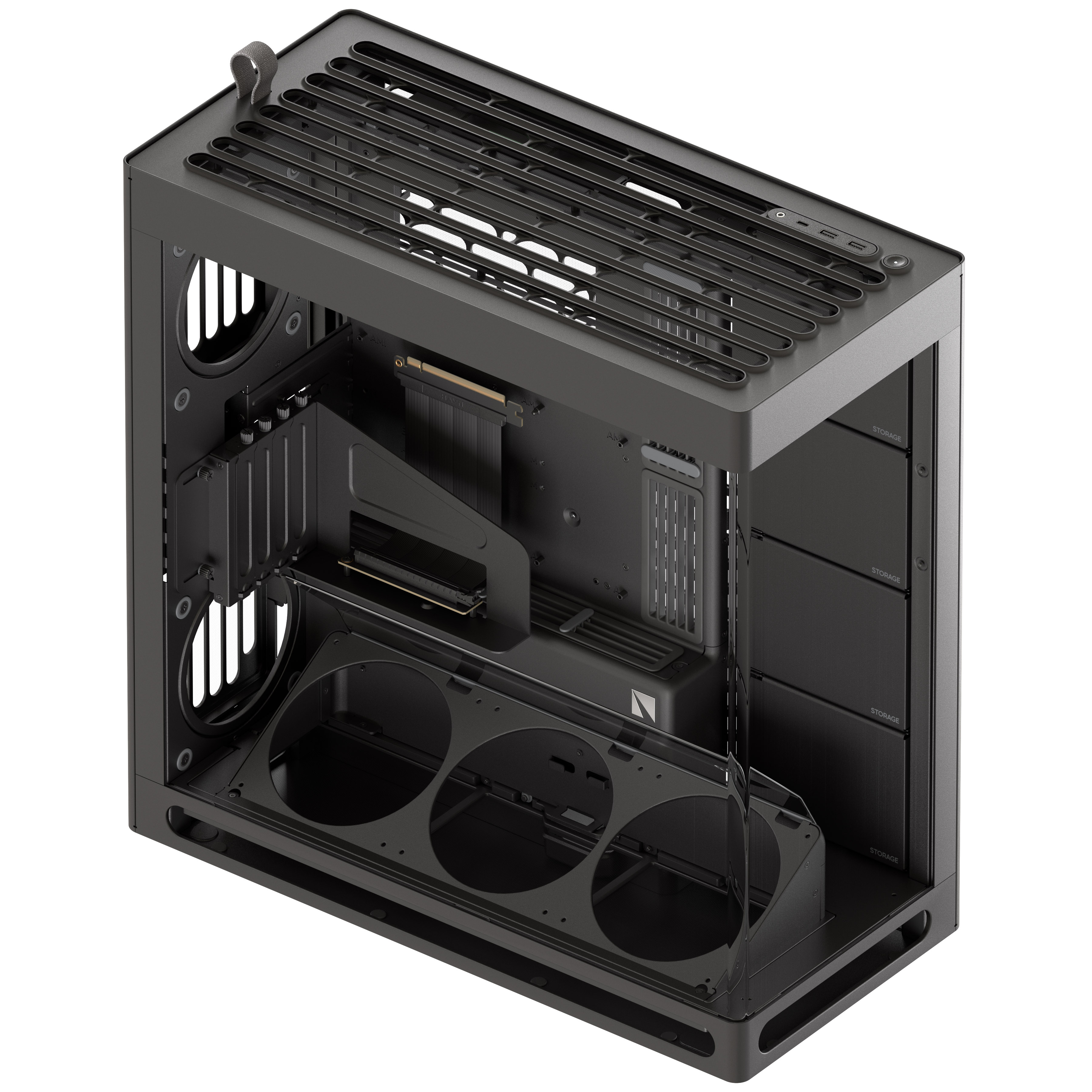 HAVN - HAVN HS420 VGPU Premium Mid Tower Case - Black