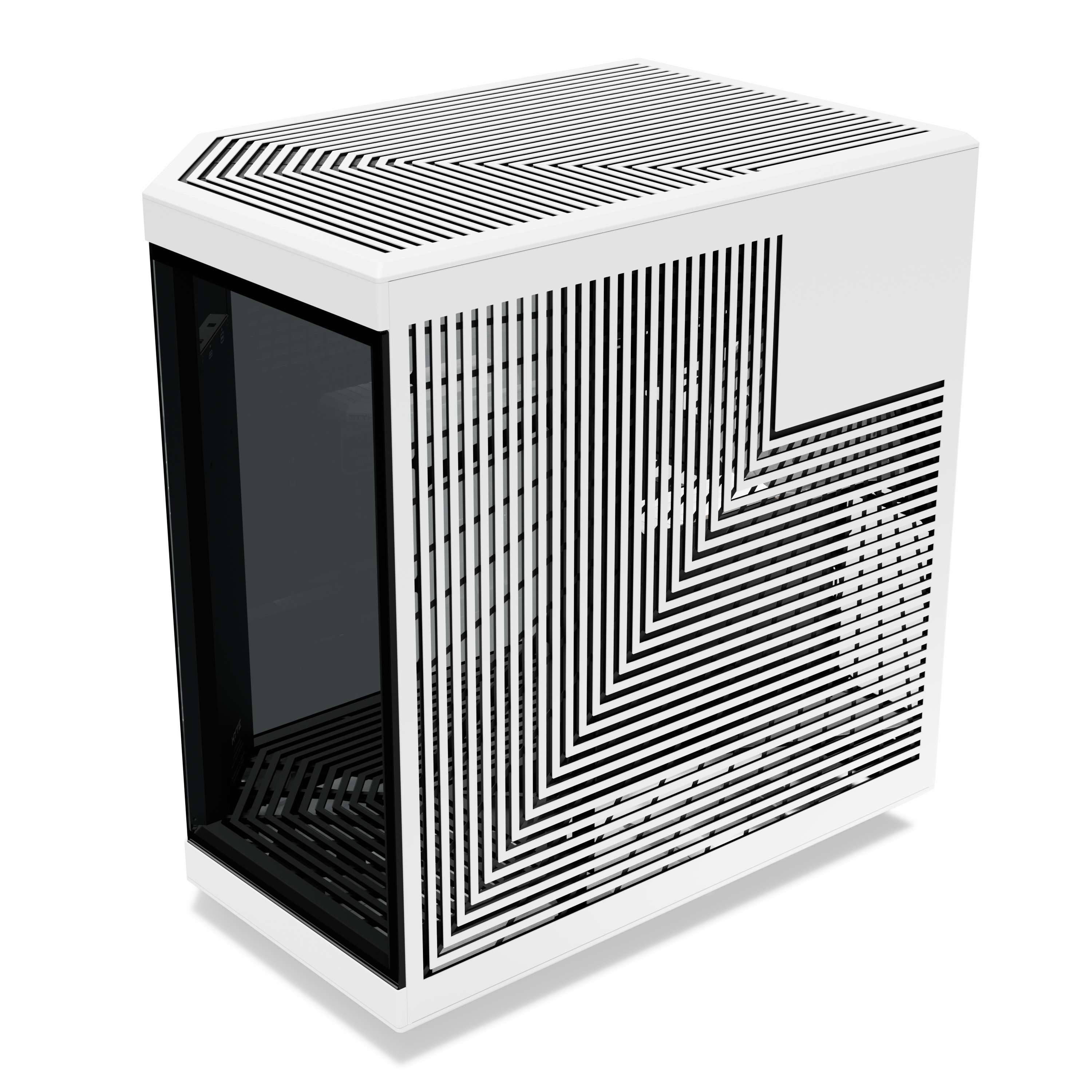 HYTE - Hyte Y70 Touch Dual Chamber Mid-Tower ATX Case - White