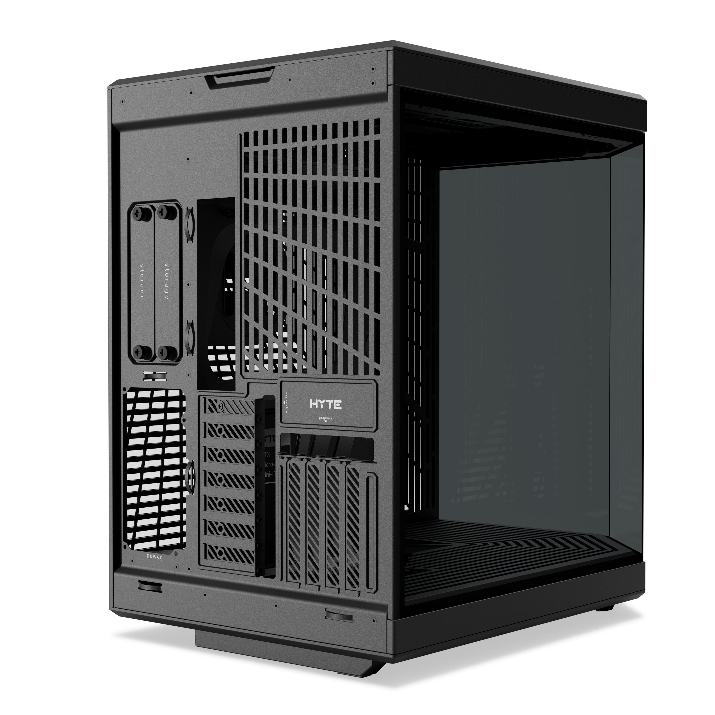 HYTE - HYTE Y70 Dual Chamber Mid-Tower ATX Case - Black