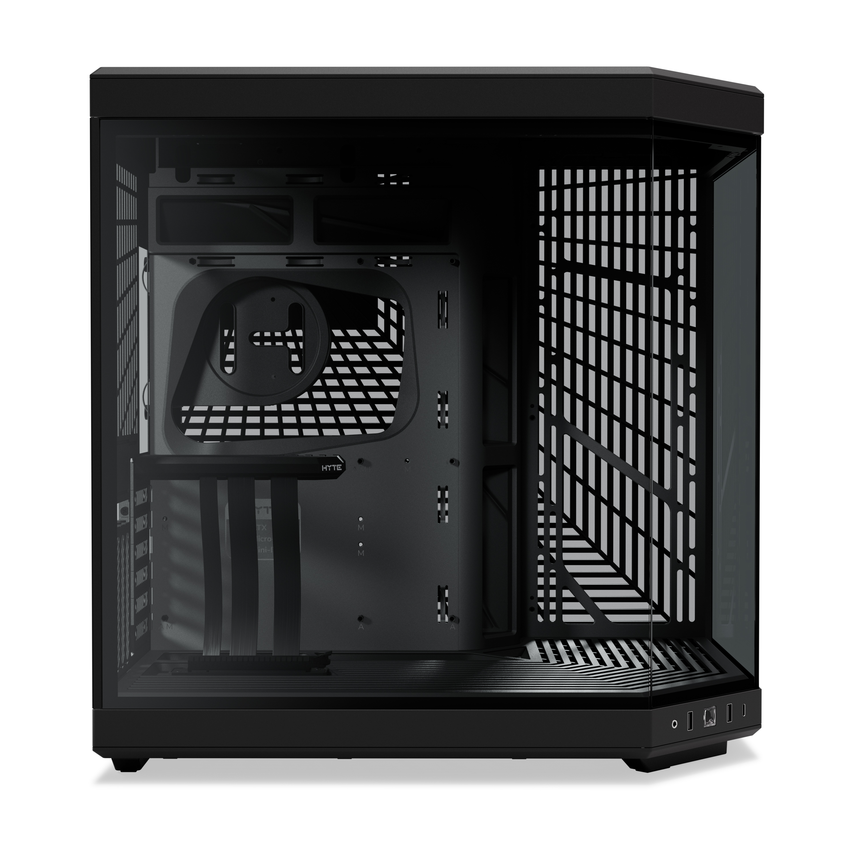 HYTE - HYTE Y70 Dual Chamber Mid-Tower ATX Case - Black