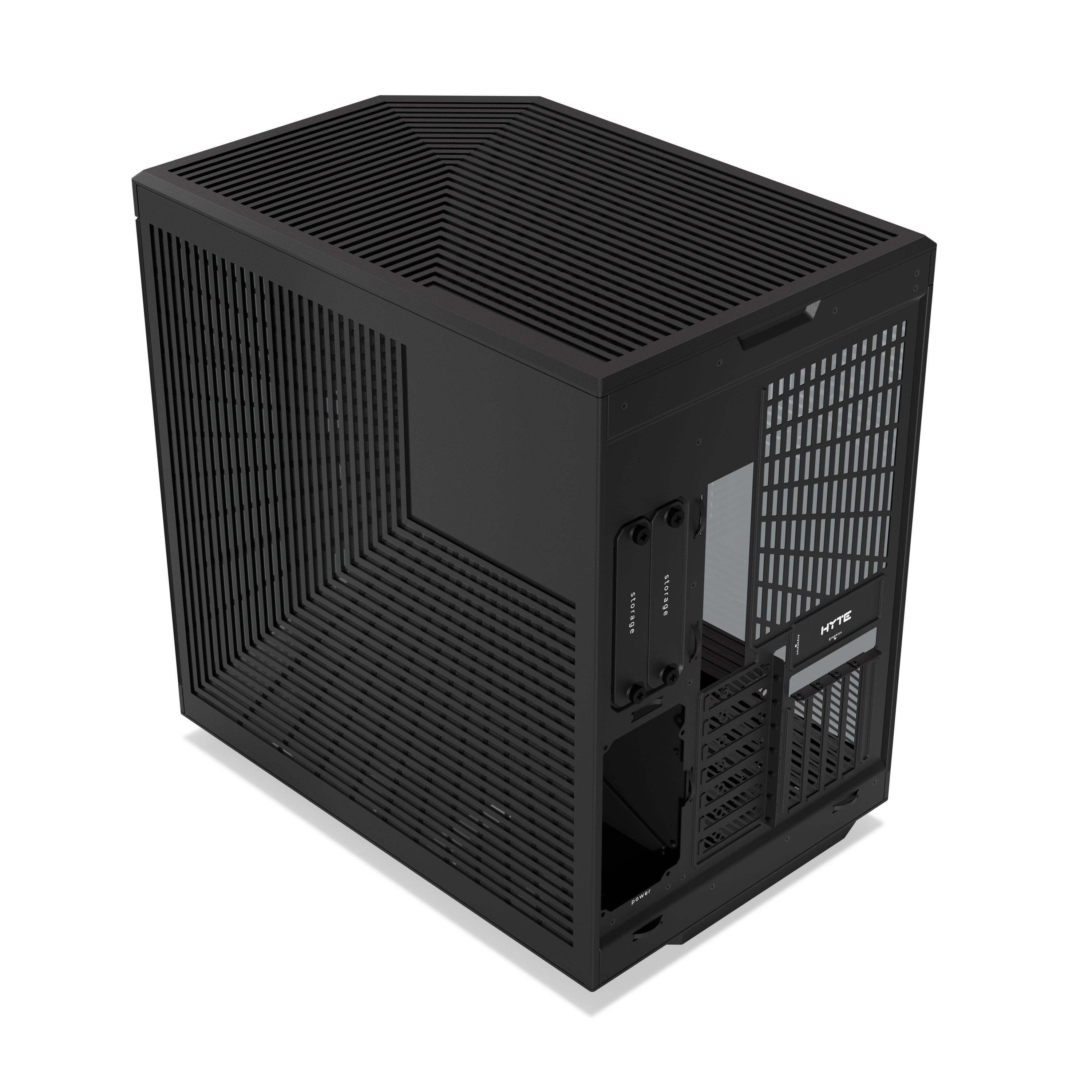 HYTE - HYTE Y70 Dual Chamber Mid-Tower ATX Case - Black