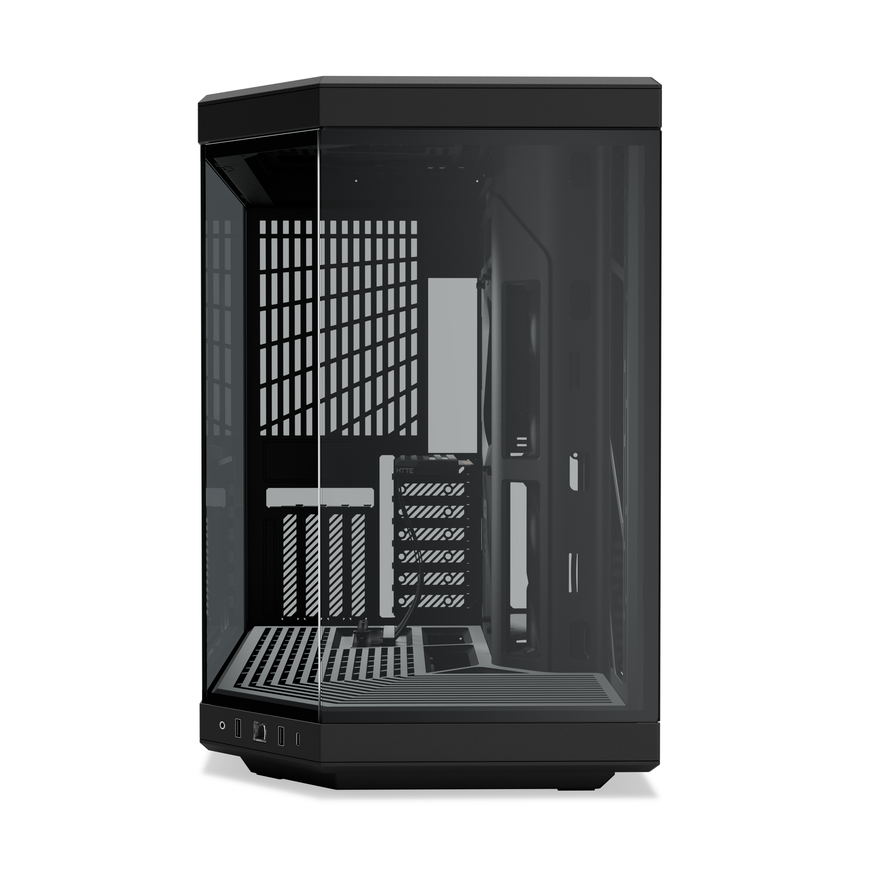 HYTE - HYTE Y70 Dual Chamber Mid-Tower ATX Case - Black