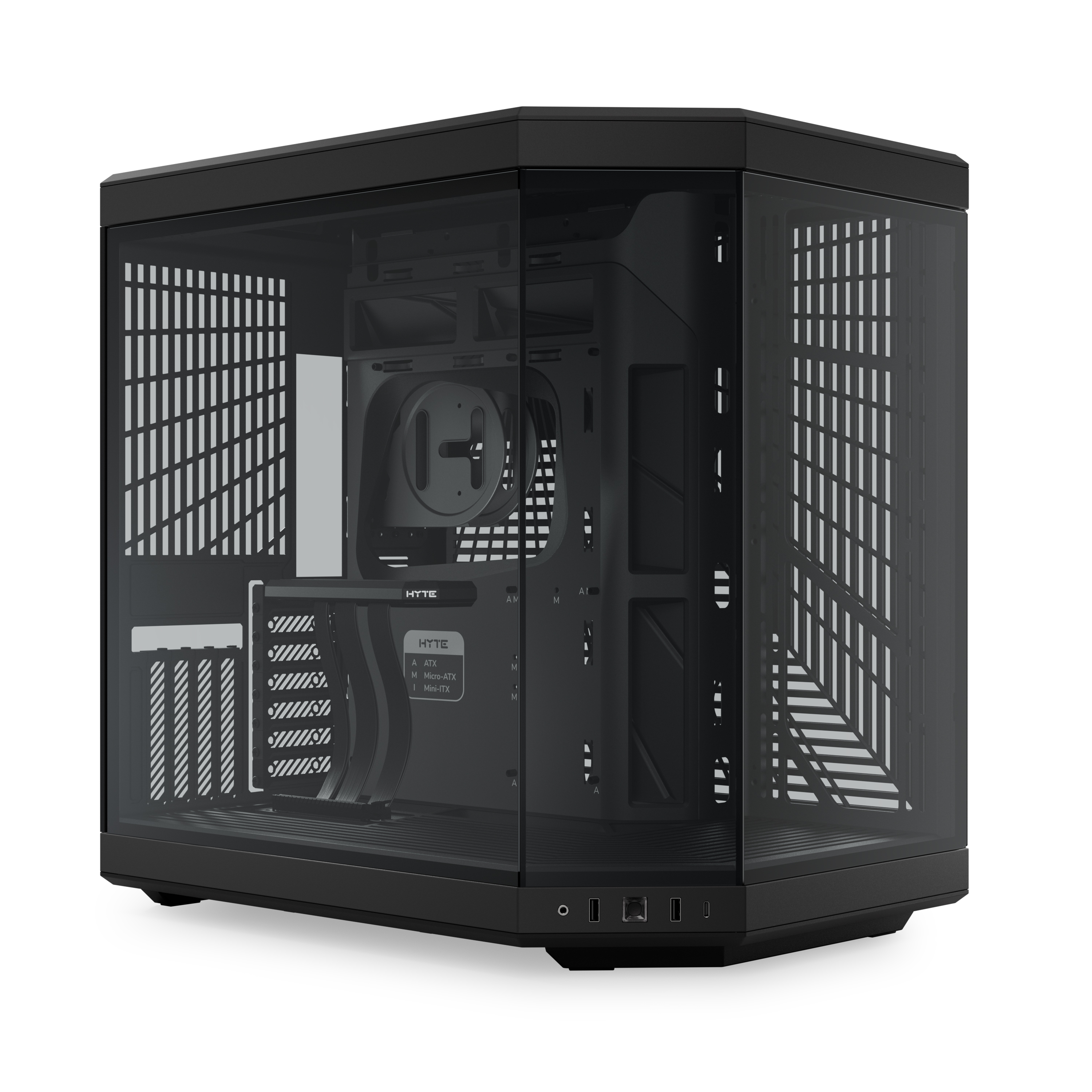 HYTE Y70 Dual Chamber Mid-Tower ATX Case - Black