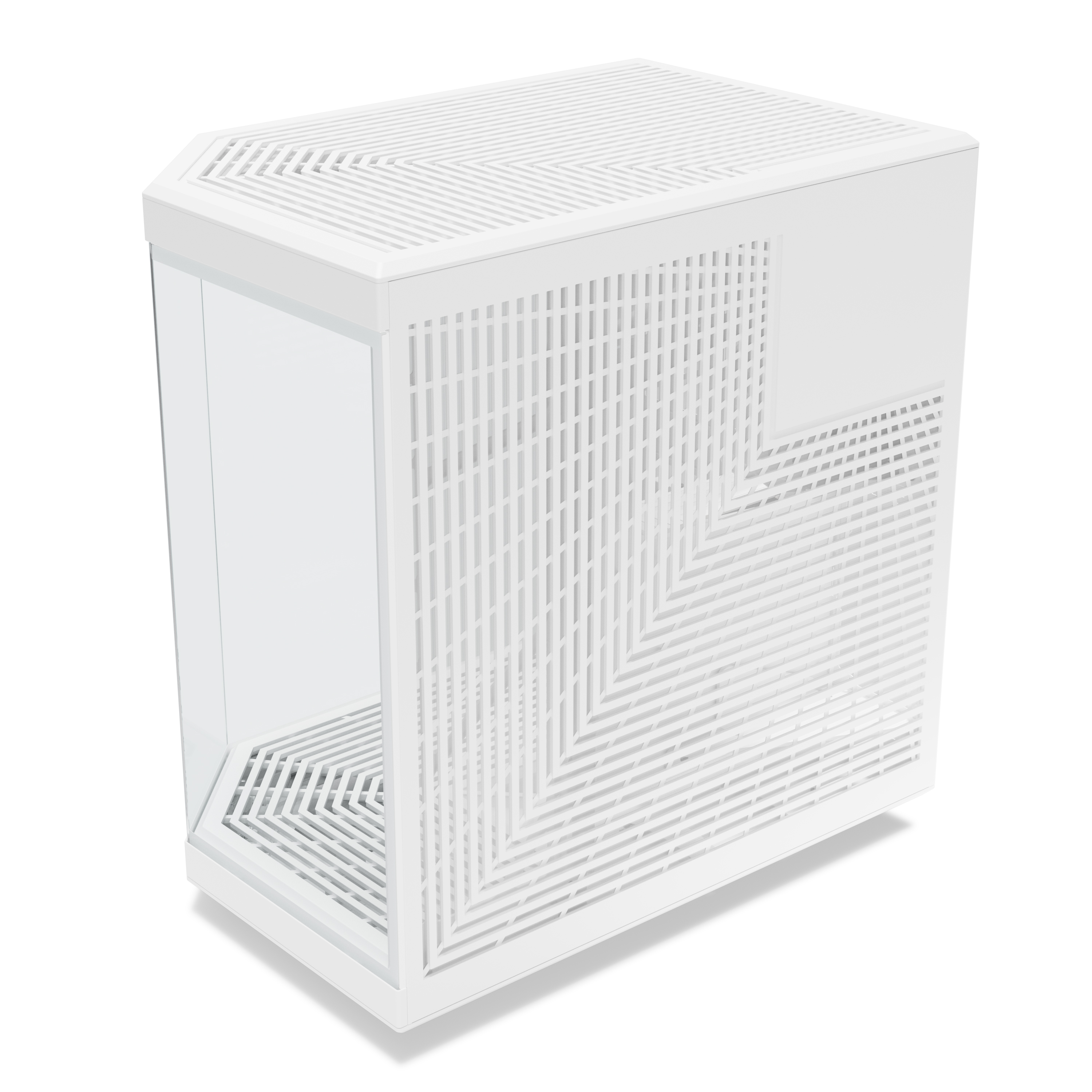 HYTE - HYTE Y70 Dual Chamber Mid-Tower ATX Case - Snow White