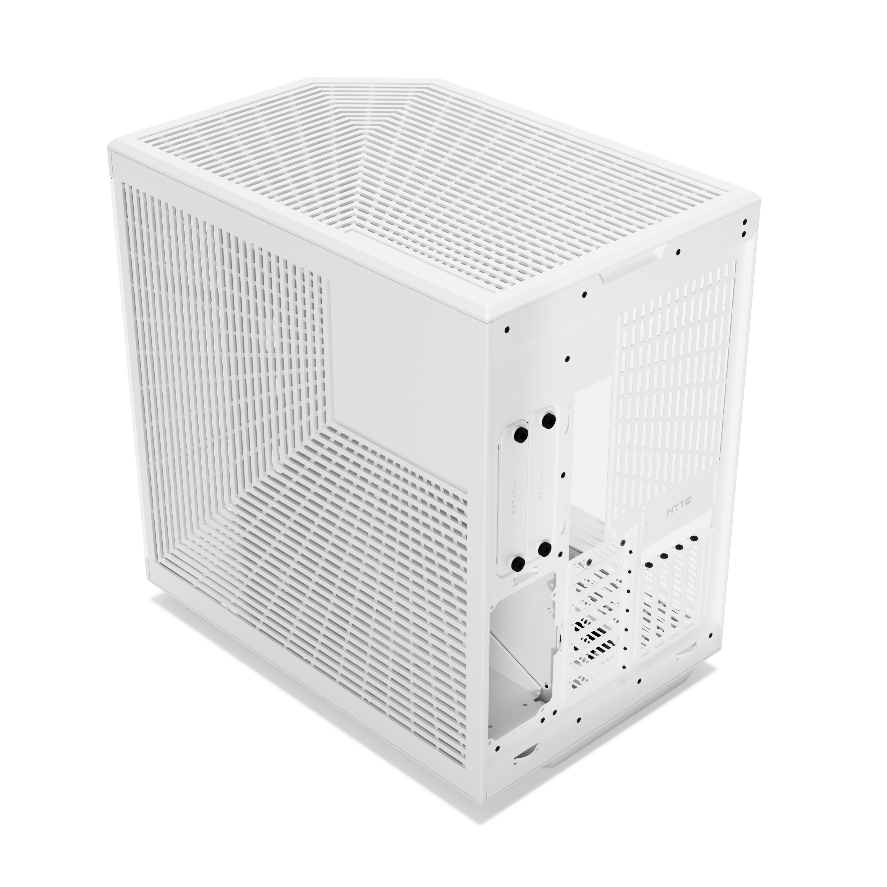 HYTE - HYTE Y70 Dual Chamber Mid-Tower ATX Case - Snow White