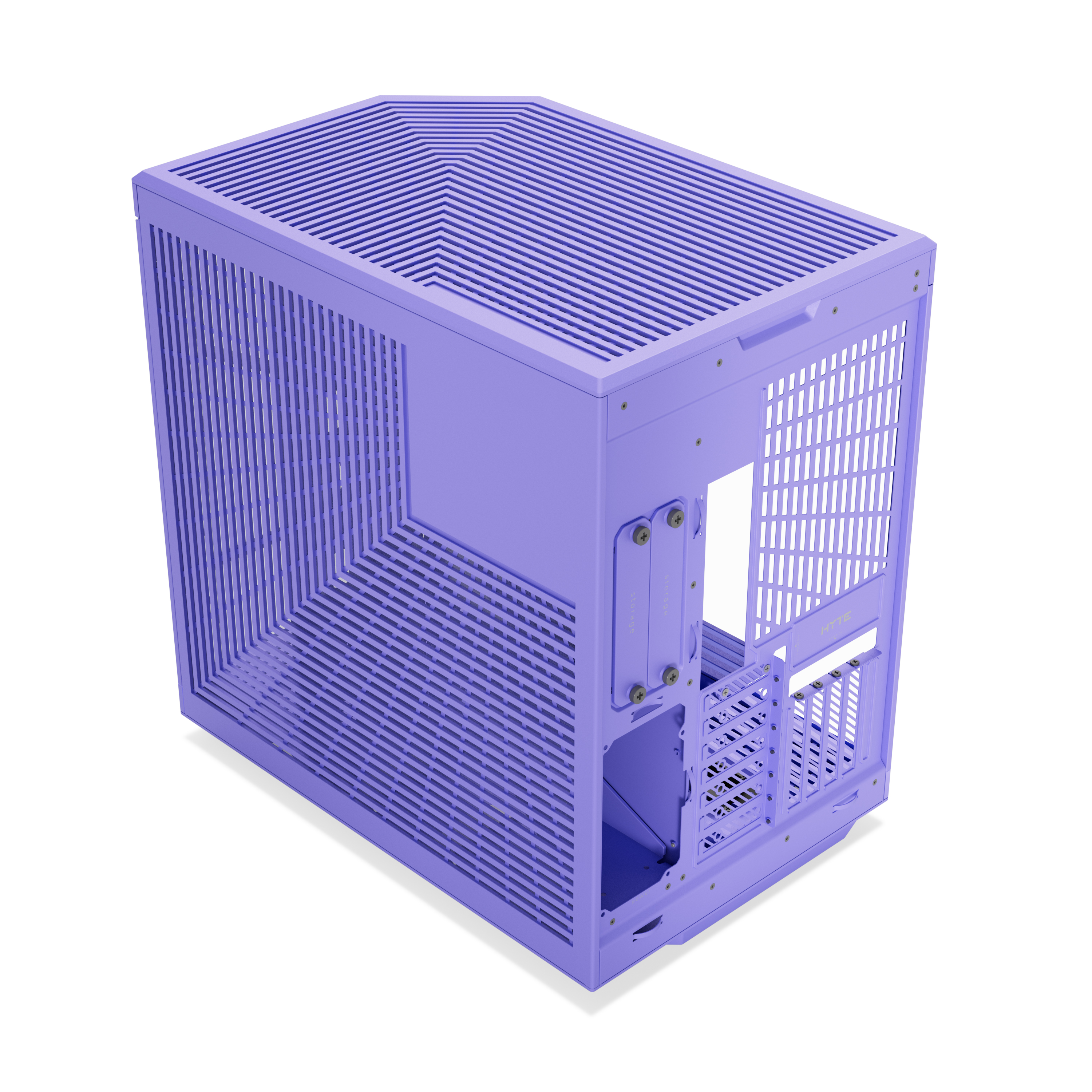 HYTE - HYTE Y70 Dual Chamber Mid-Tower ATX Case - Taro Milk