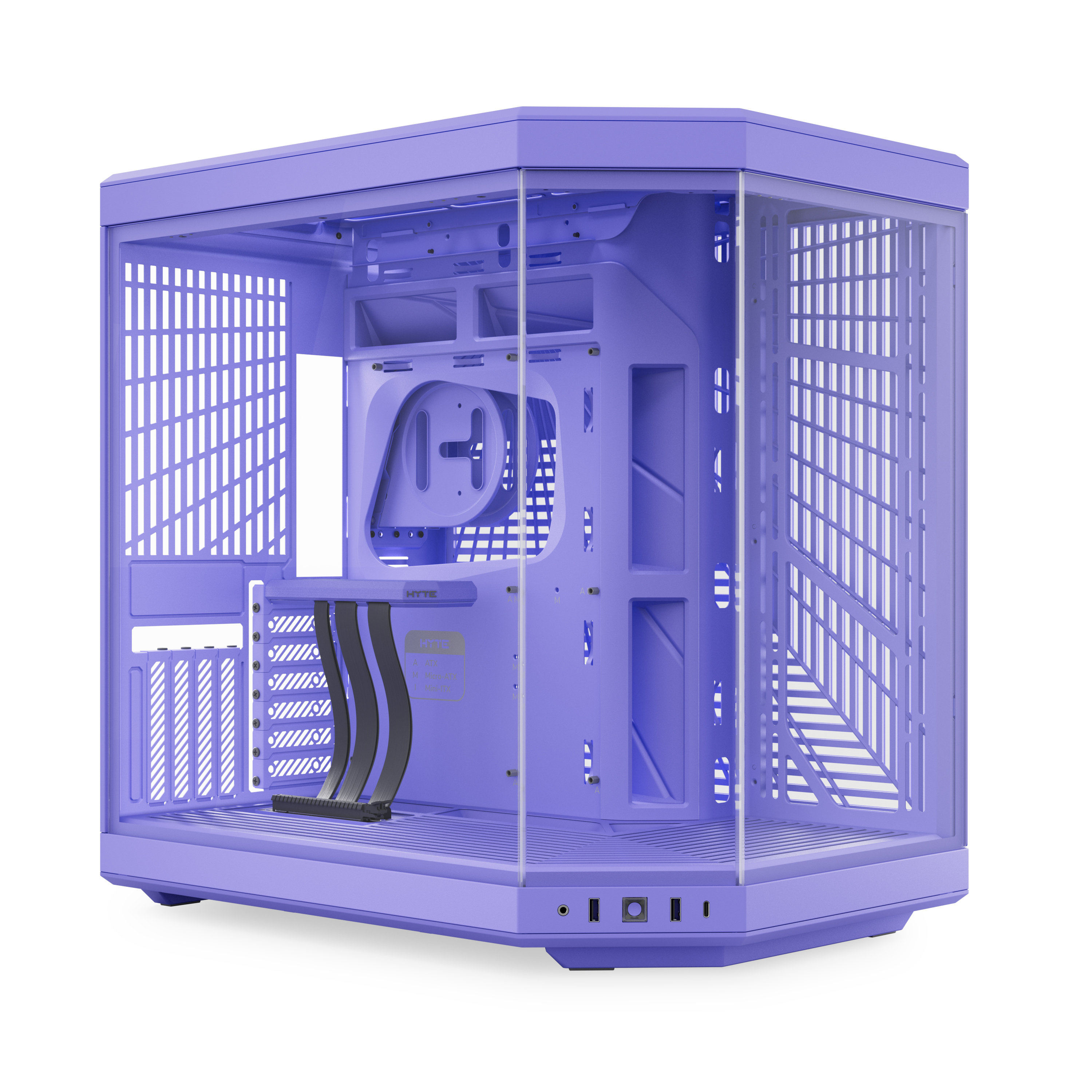 HYTE Y70 Dual Chamber Mid-Tower ATX Case - Taro Milk