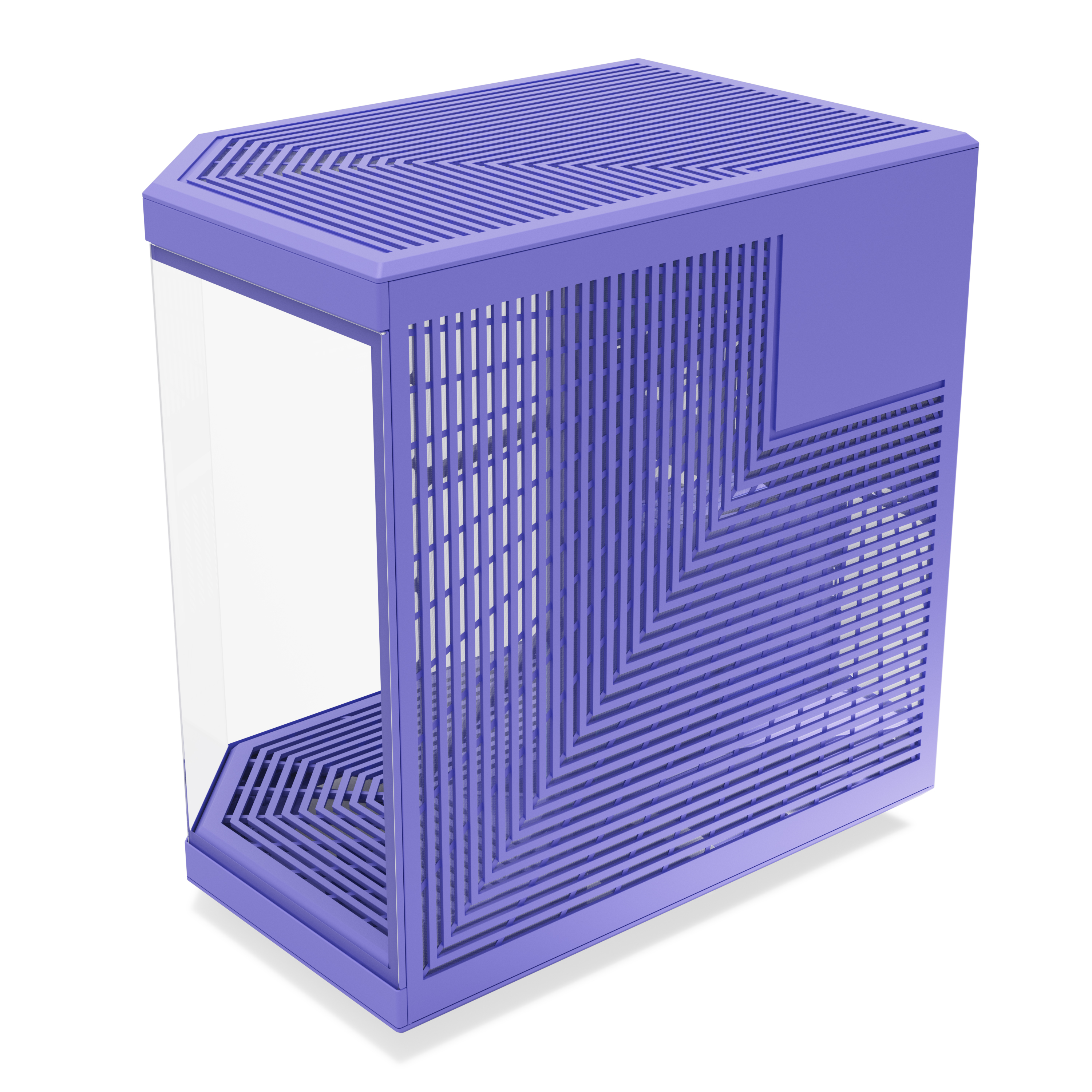 HYTE - HYTE Y70 Dual Chamber Mid-Tower ATX Case - Taro Milk