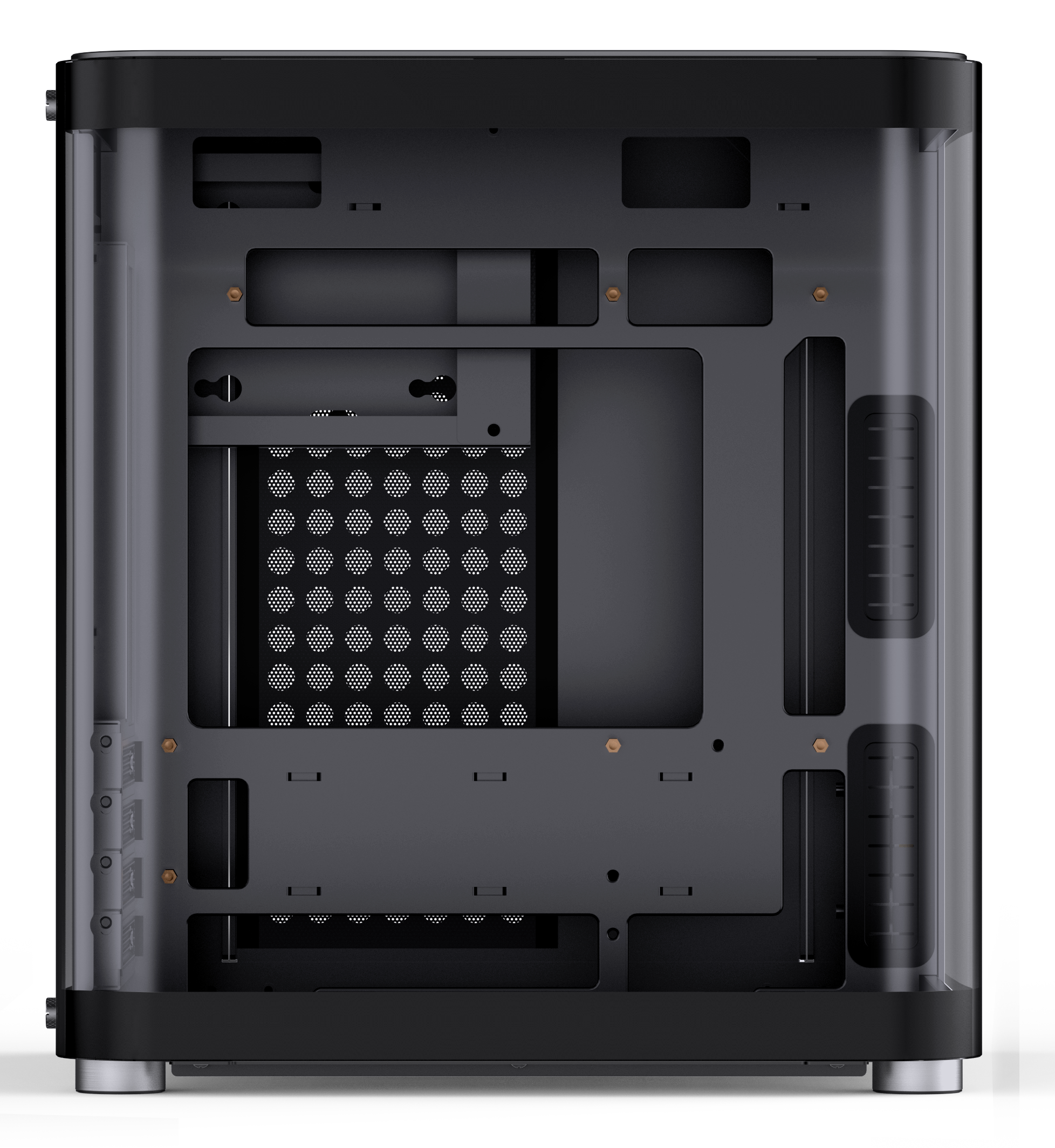 Jonsbo - Jonsbo TK-1 2.0 Micro-ATX Case, Tempered Glass - Black