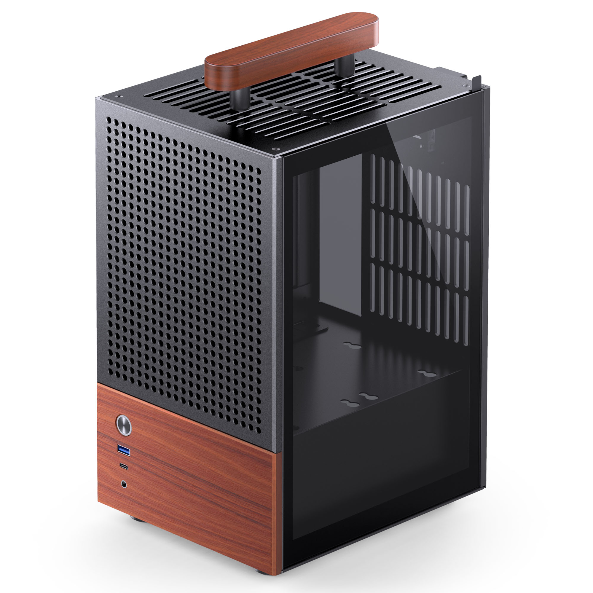 Jonsbo - Jonsbo T6 Mini-ITX Case - Black