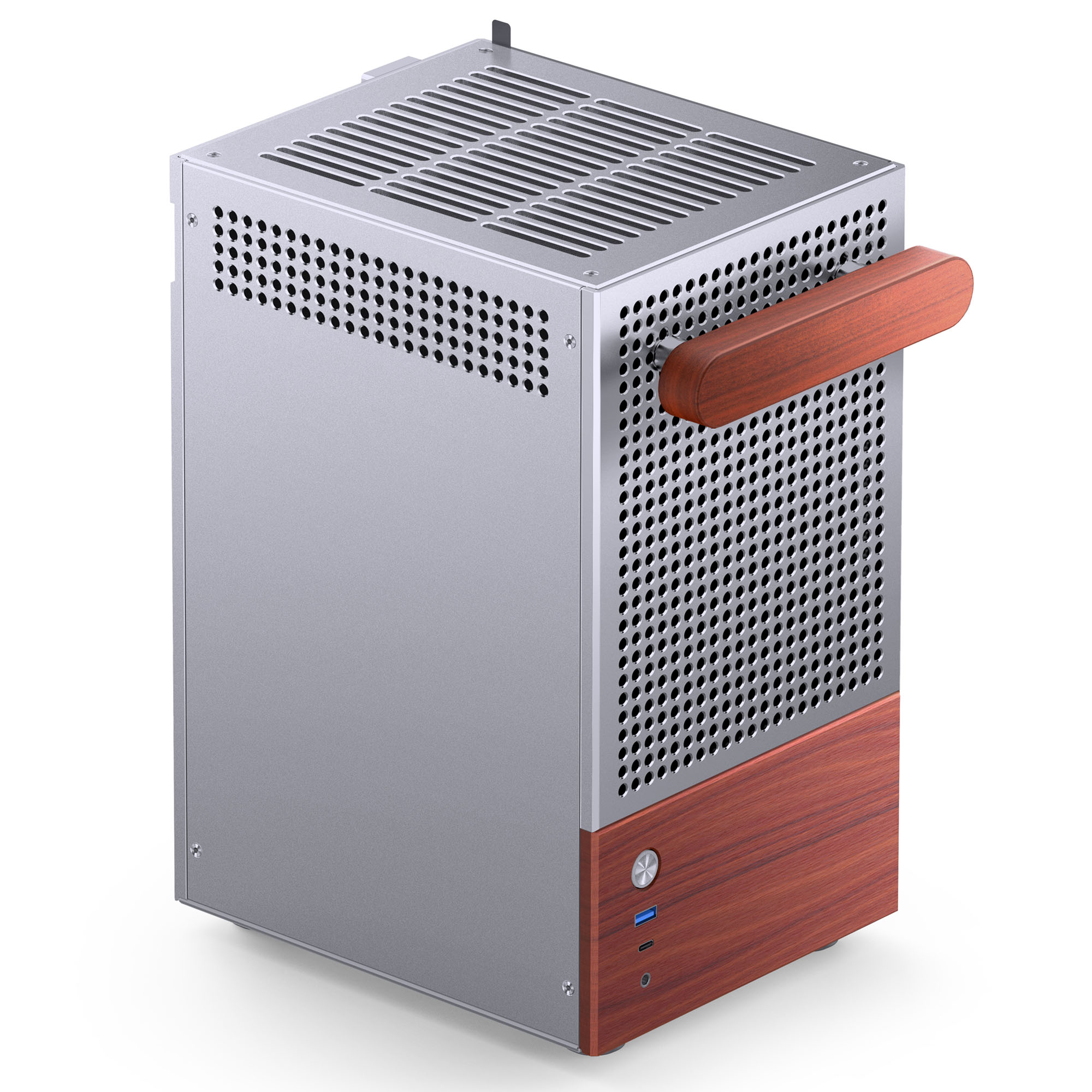 Jonsbo - Jonsbo T6 Mini-ITX Case - Silver