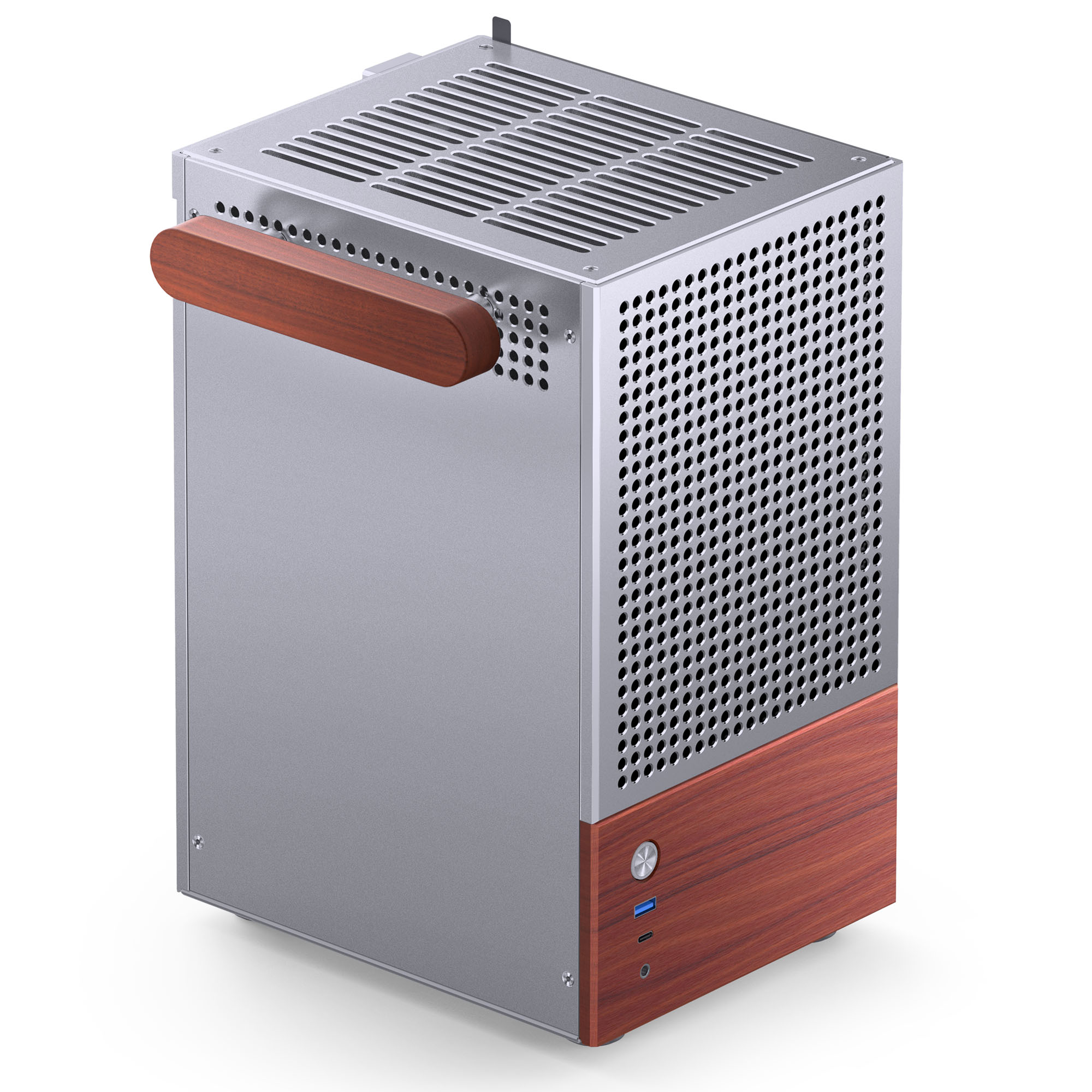 Jonsbo - Jonsbo T6 Mini-ITX Case - Silver