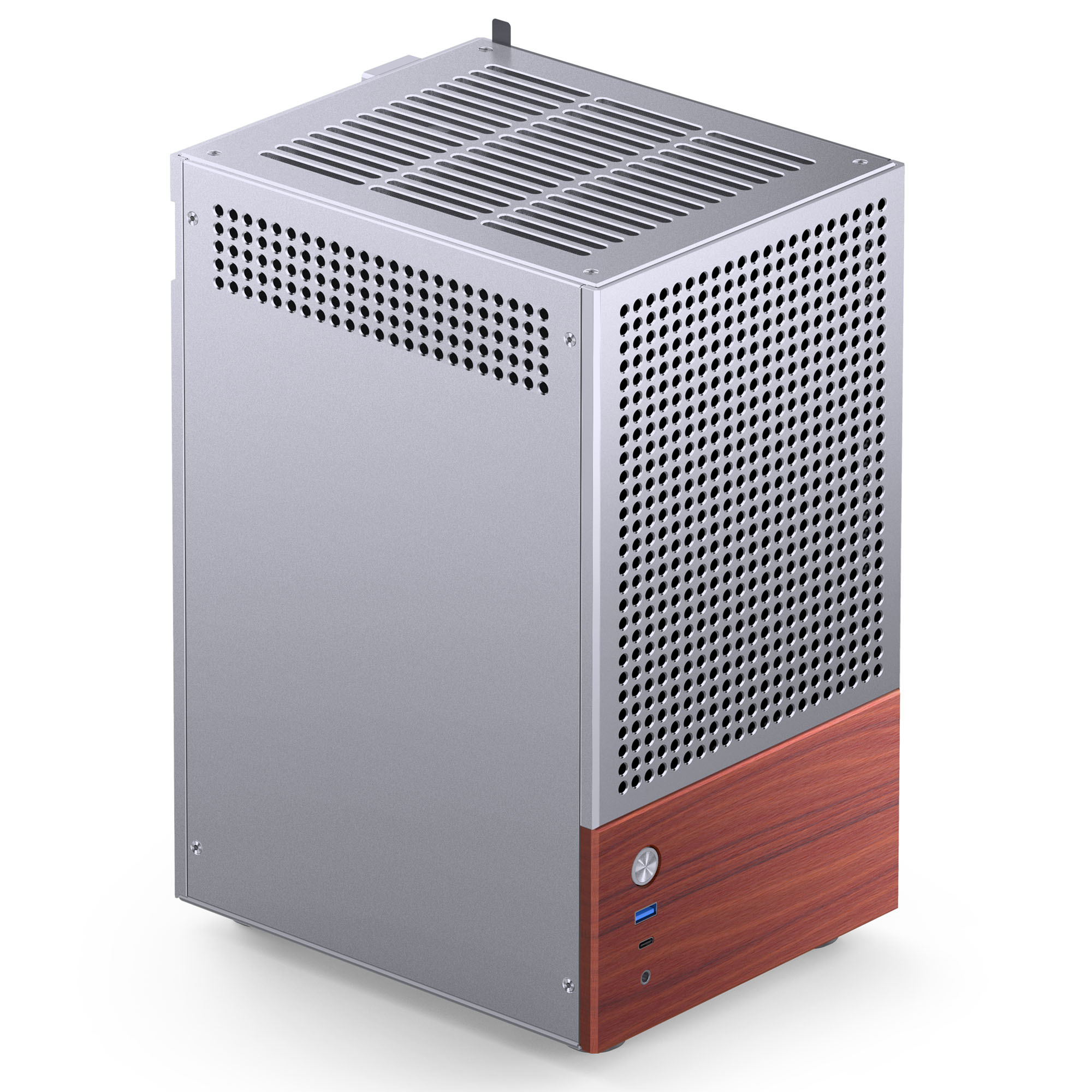 Jonsbo - Jonsbo T6 Mini-ITX Case - Silver