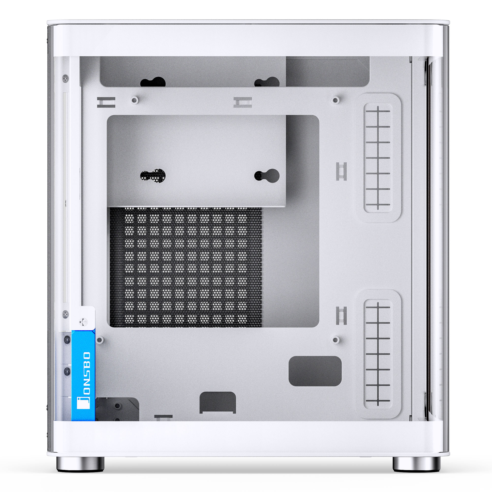 Jonsbo - Jonsbo TK-0 Mini-ITX Case Tempered Glass - White