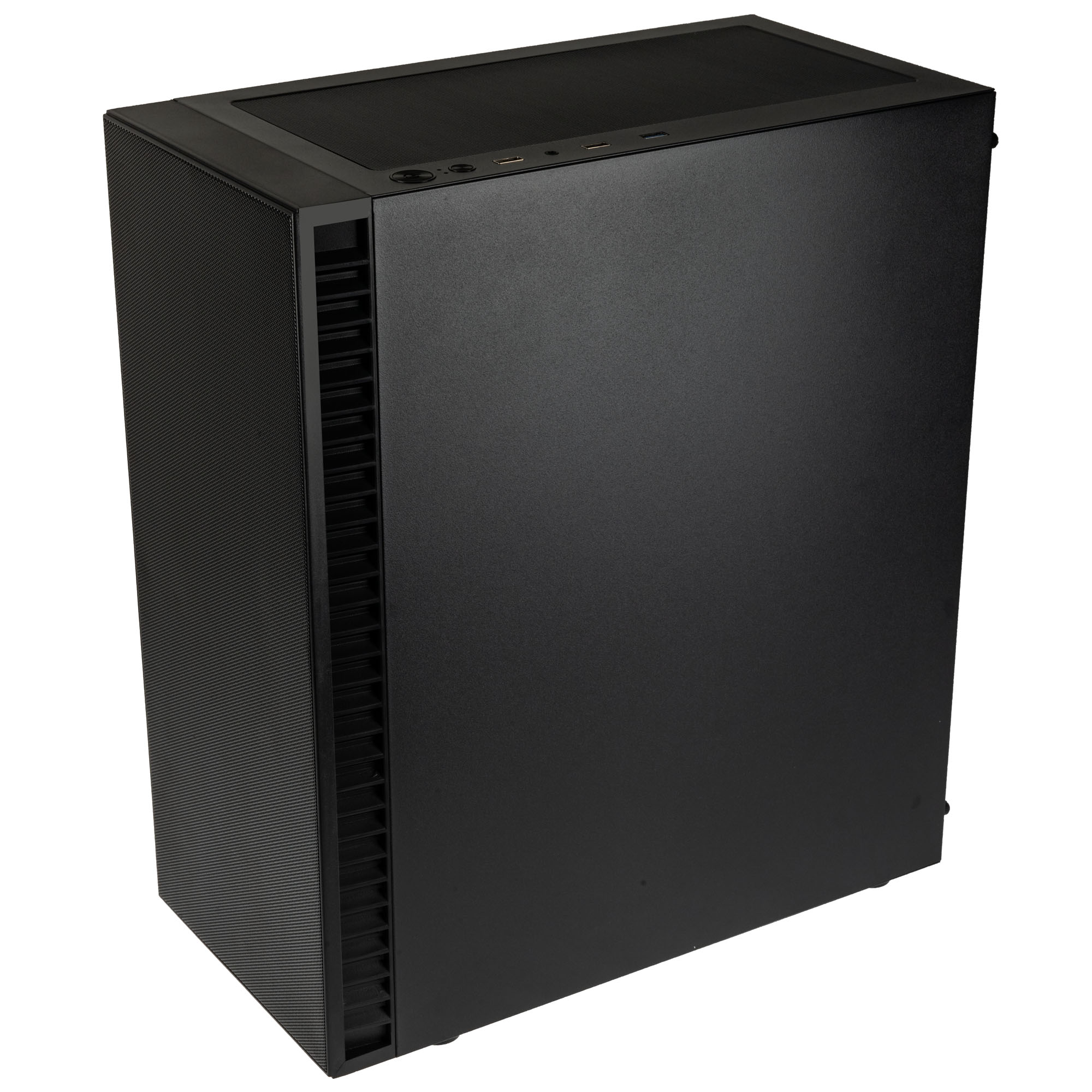 Kolink - Kolink Observatory HF Mesh Core Midi Tower Case - Black No Fans