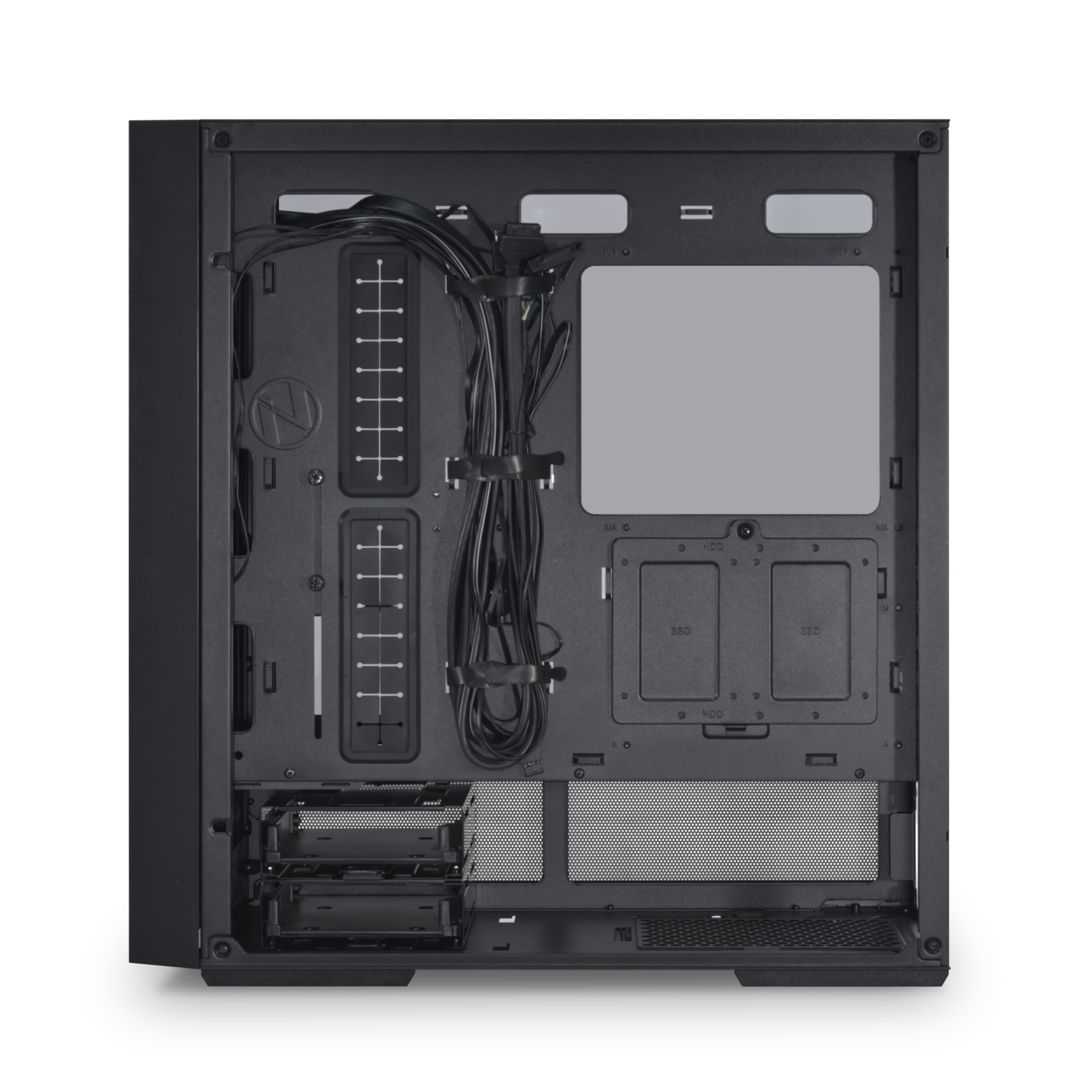 Lian Li - Lian Li LANCOOL 206 Mid-Tower Case - Black