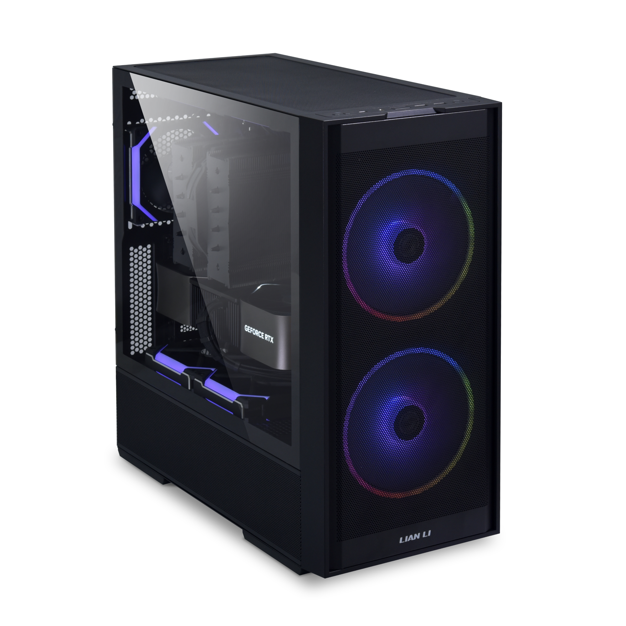 Lian Li - Lian Li LANCOOL 206 Mid-Tower Case - Black