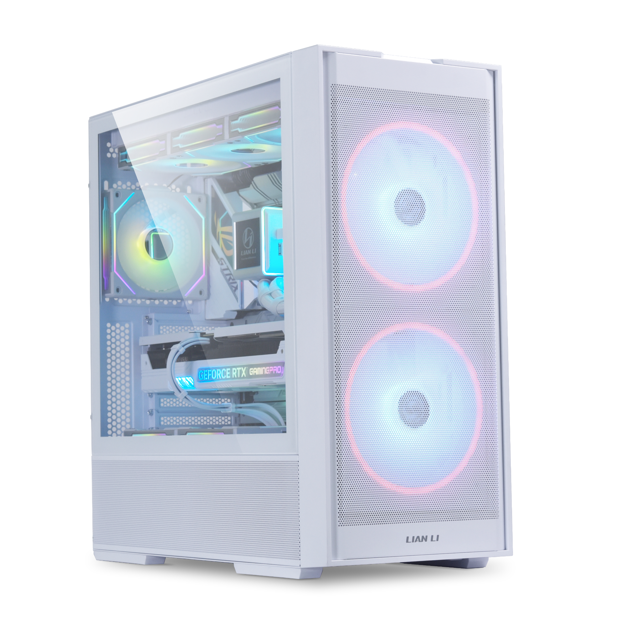 Lian Li - Lian Li LANCOOL 206 Mid-Tower Case - White