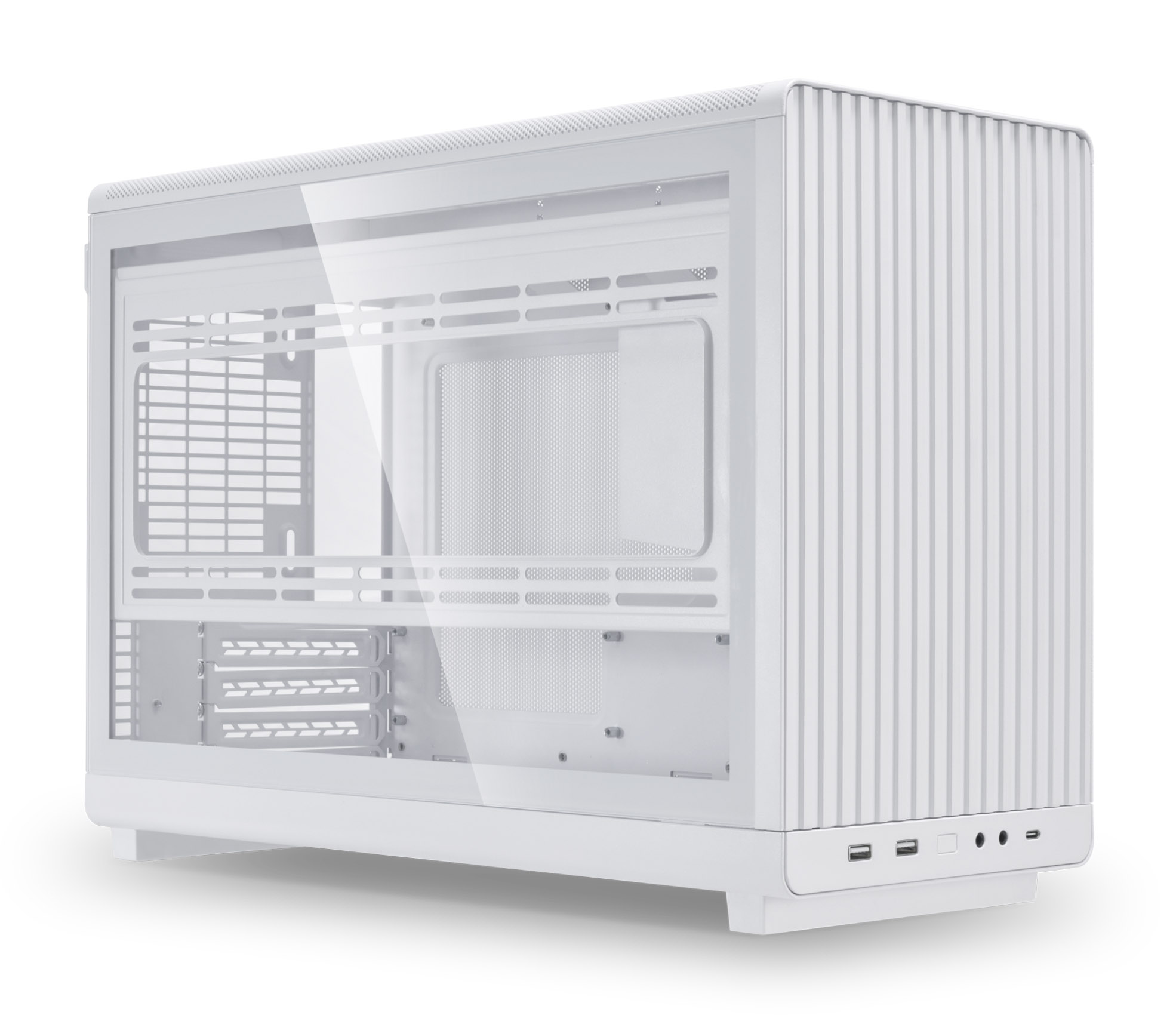 Lian Li - Lian Li optional glass panel for A3-mATX White case