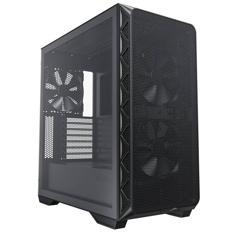 montech - Montech AIR 903 Base Midi-Tower Tempered Glass - Black