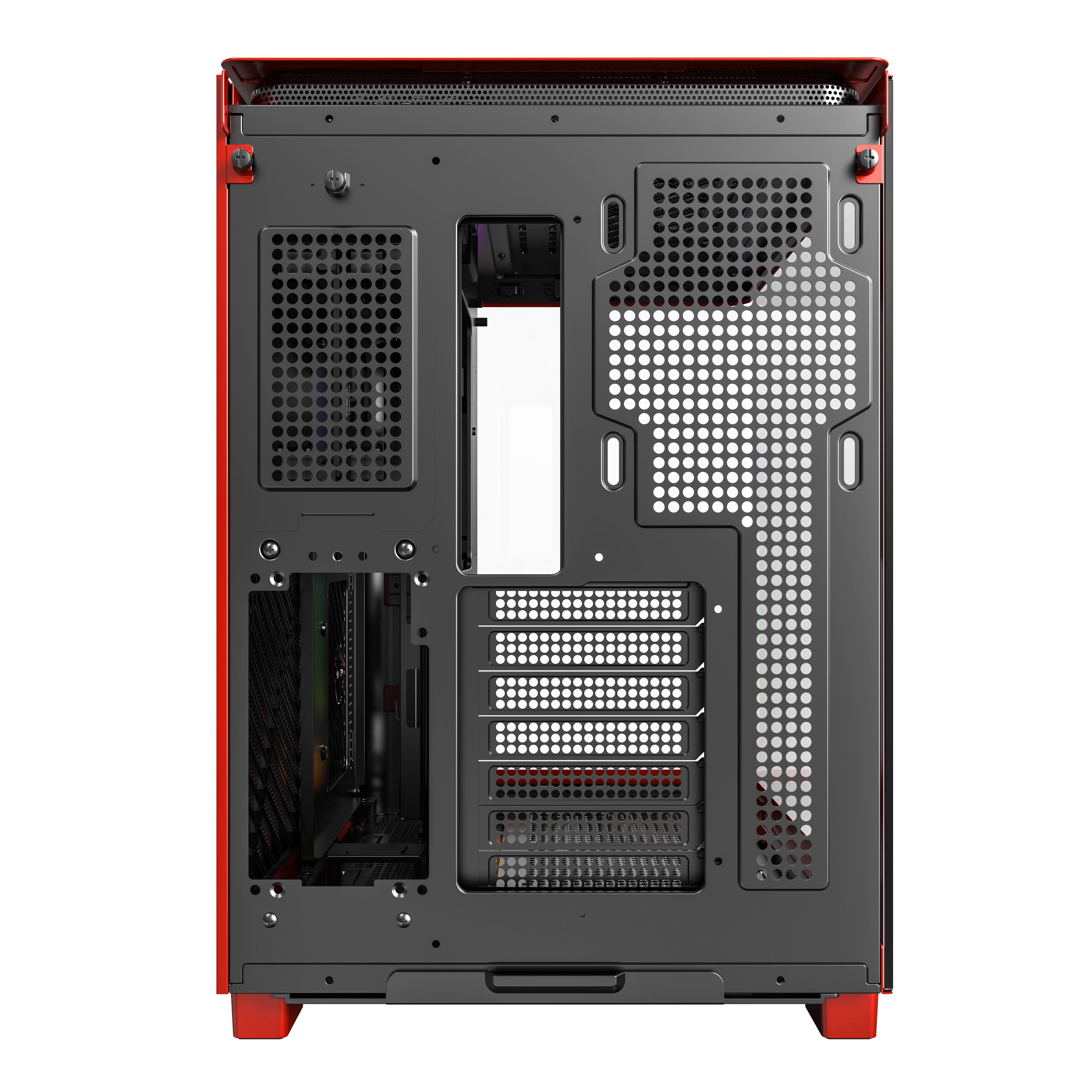 montech - Montech KING 95 Midi-Tower, Tempered Glass, ARGB - Red