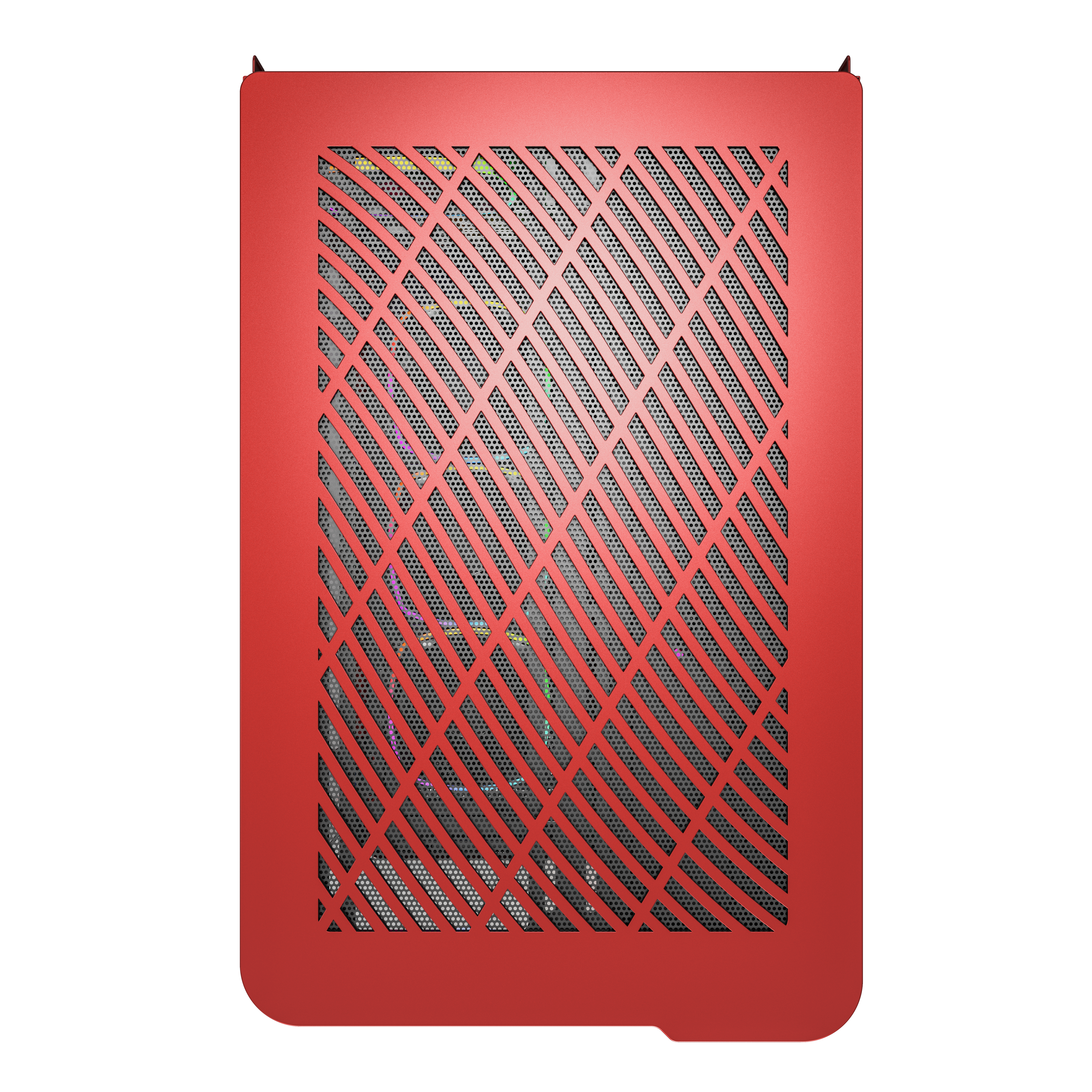 montech - Montech KING 95 PRO Midi-Tower, Tempered Glass, ARGB - Red