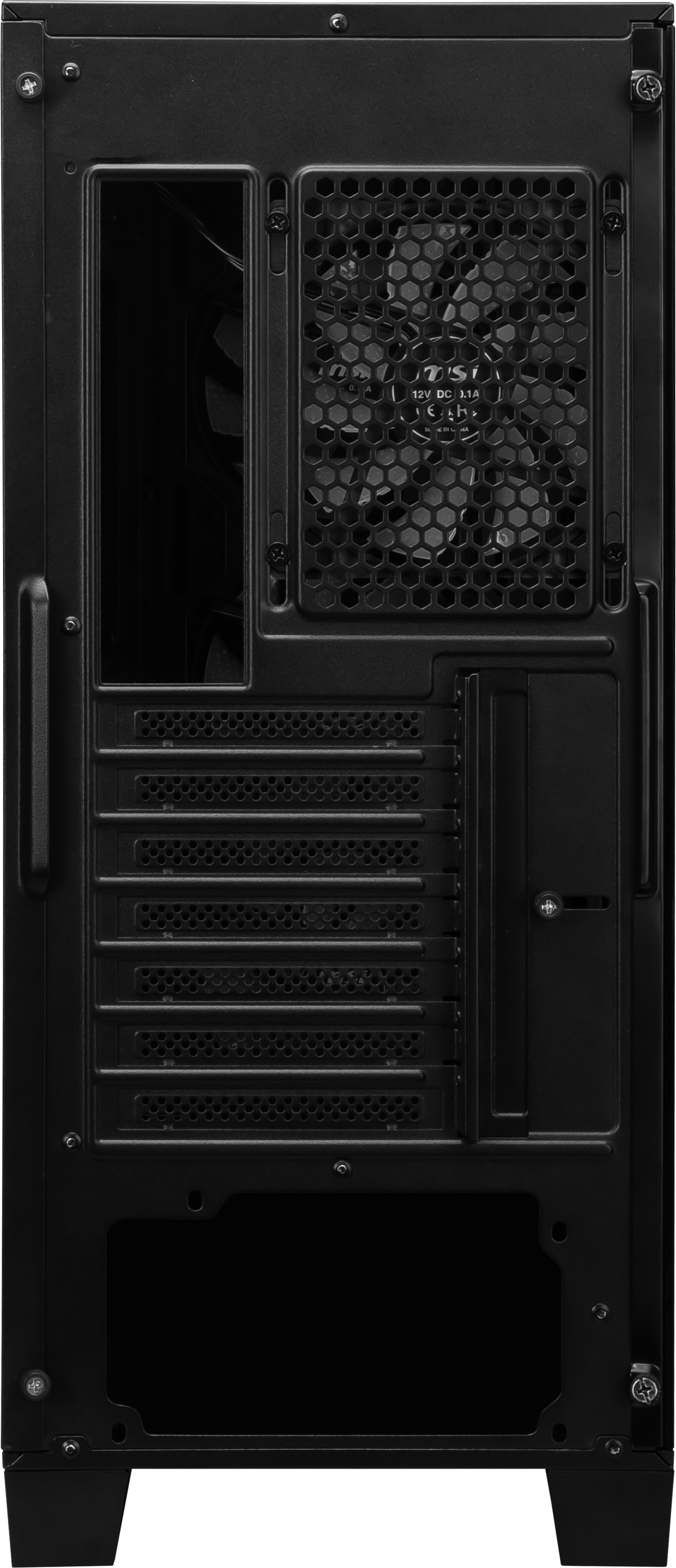 MSI - MSI MAG FORGE 120A Airflow ATX Mid-Tower Case - Black
