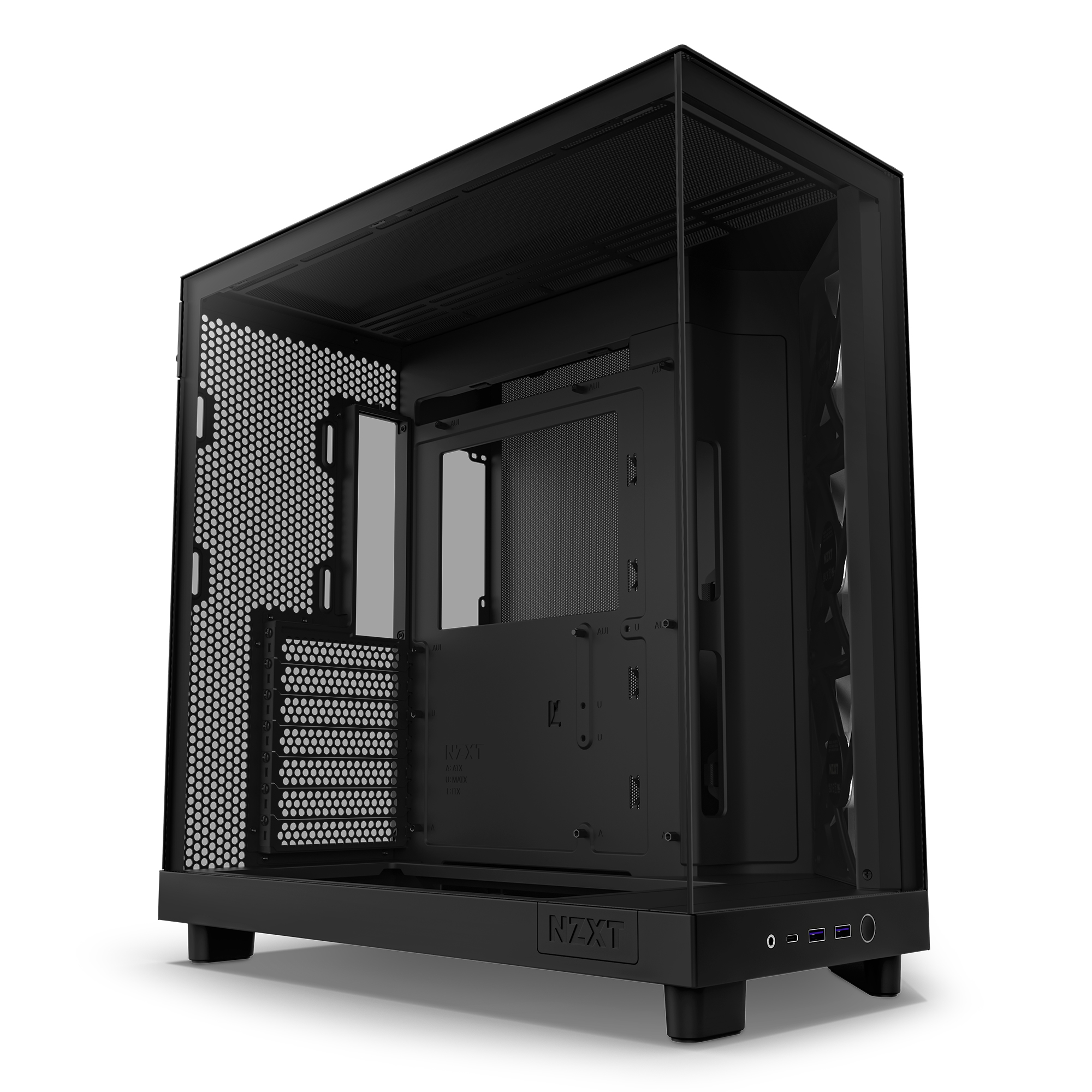 NZXT - NZXT H6 Flow RGB Mid-Tower Case - Black