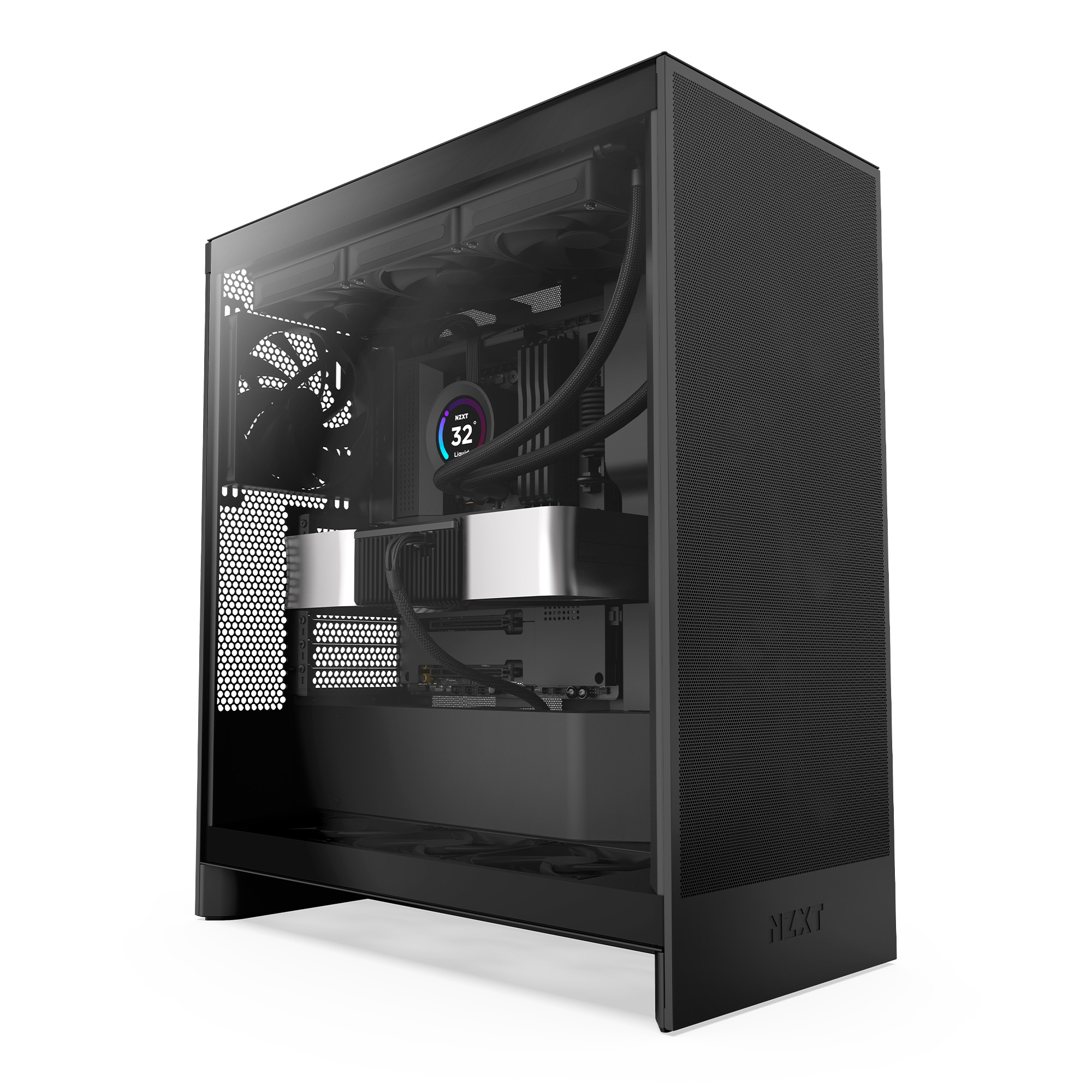 NZXT - NZXT H7 Flow (2024) Mid-Tower Case - All Black