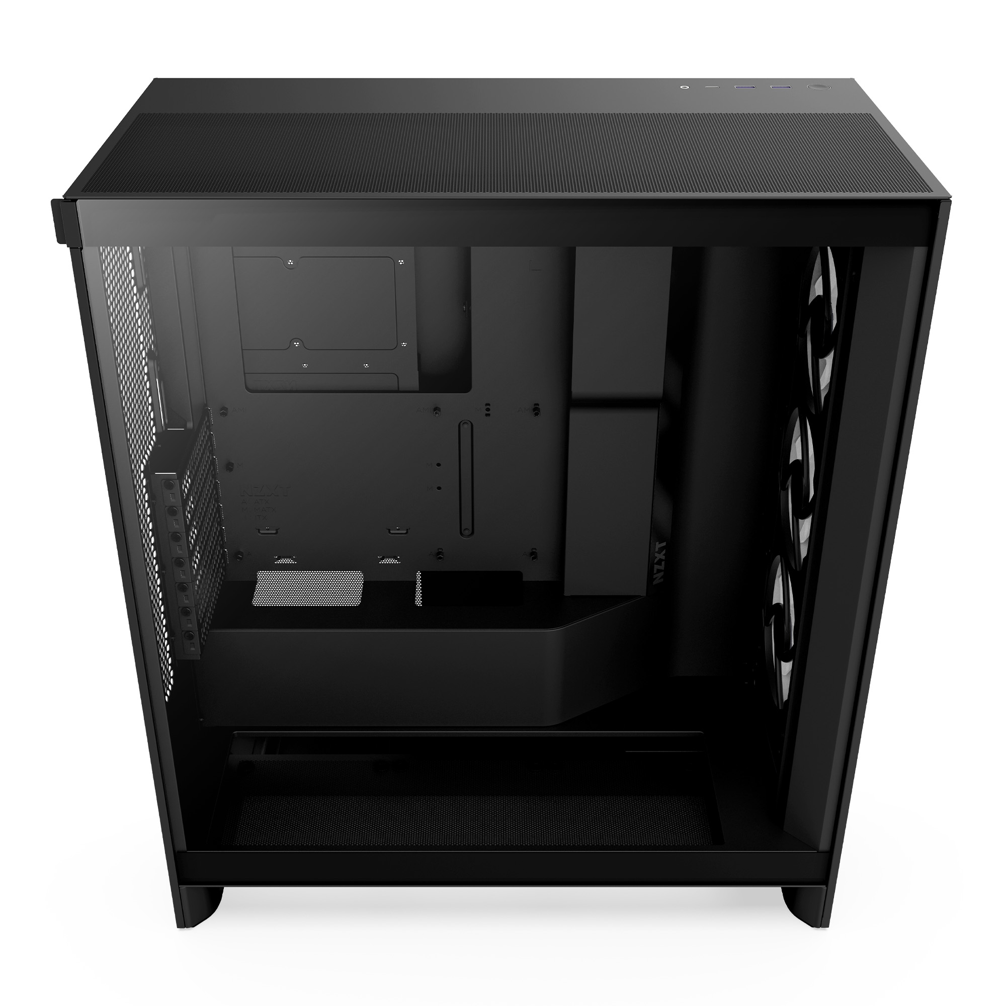 NZXT - NZXT H7 Flow RGB (2024) Mid-Tower Case - All Black